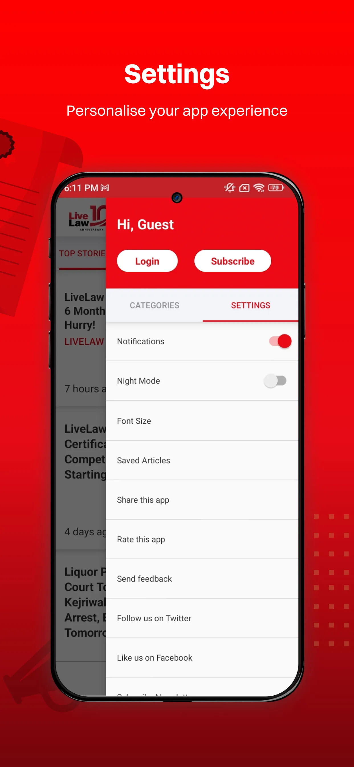 Live Law | Indus Appstore | Screenshot