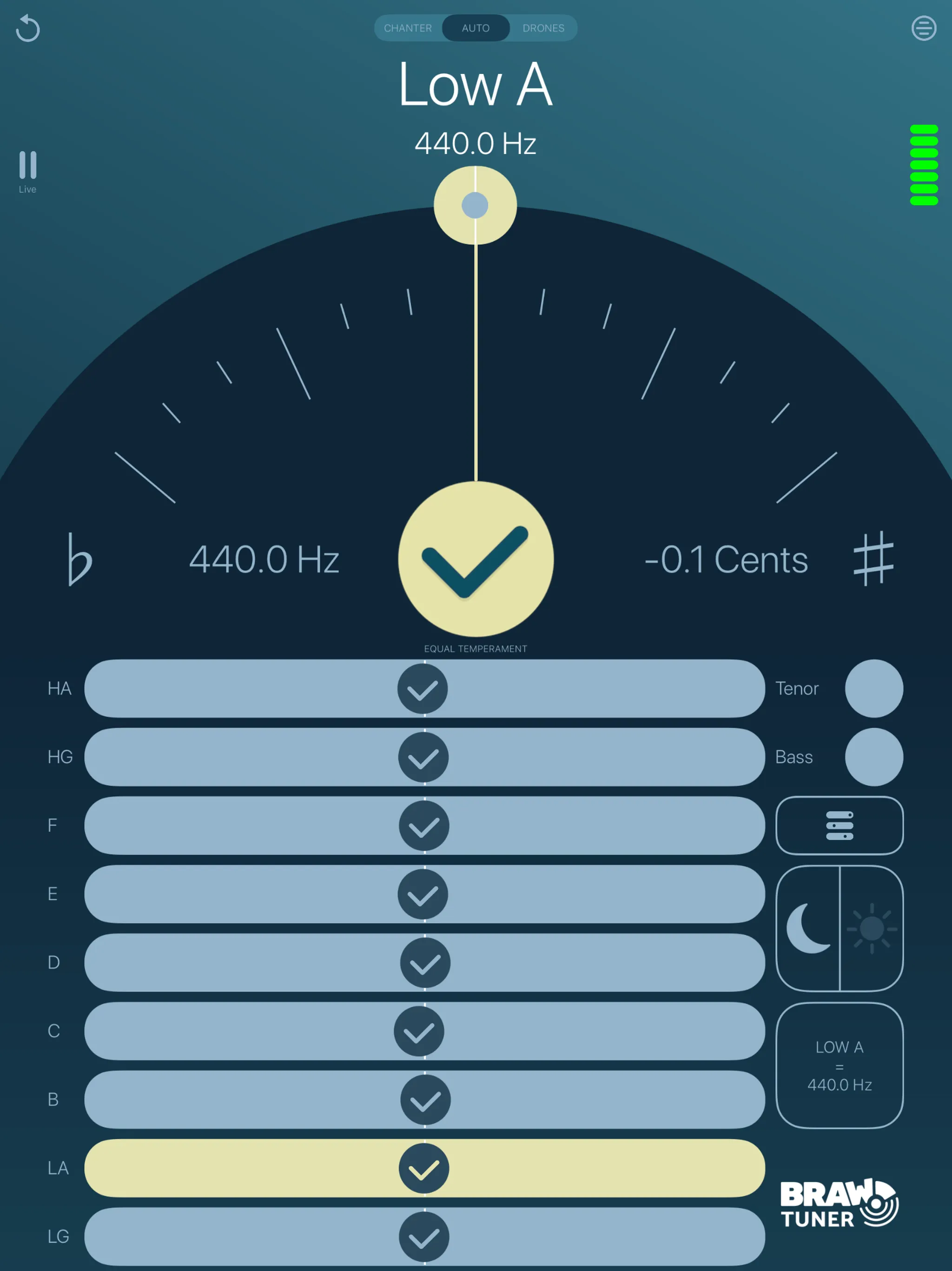 Braw Bagpipe Tuner | Indus Appstore | Screenshot