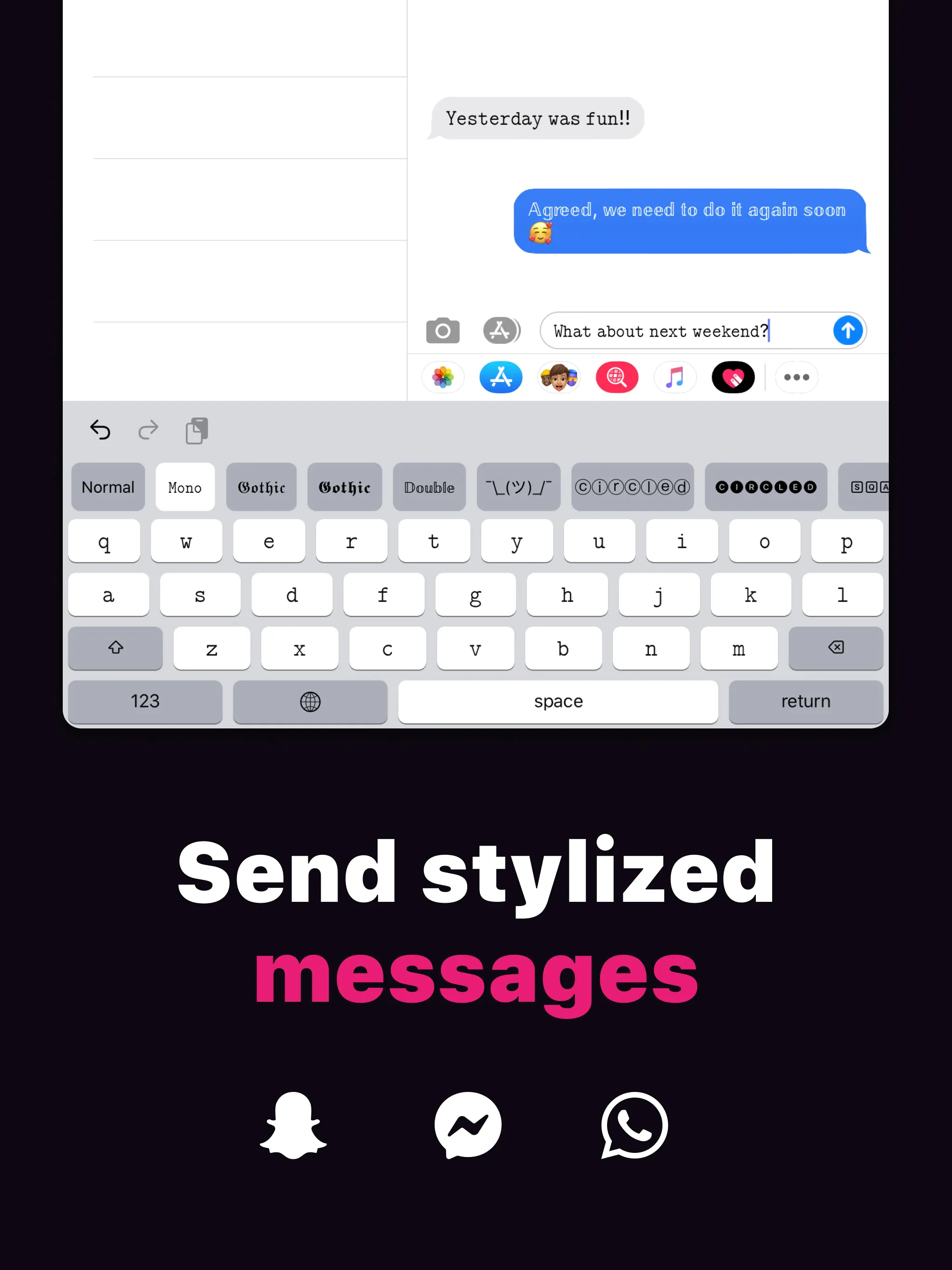 Fontkey - Fonts Keyboard Emoji | Indus Appstore | Screenshot