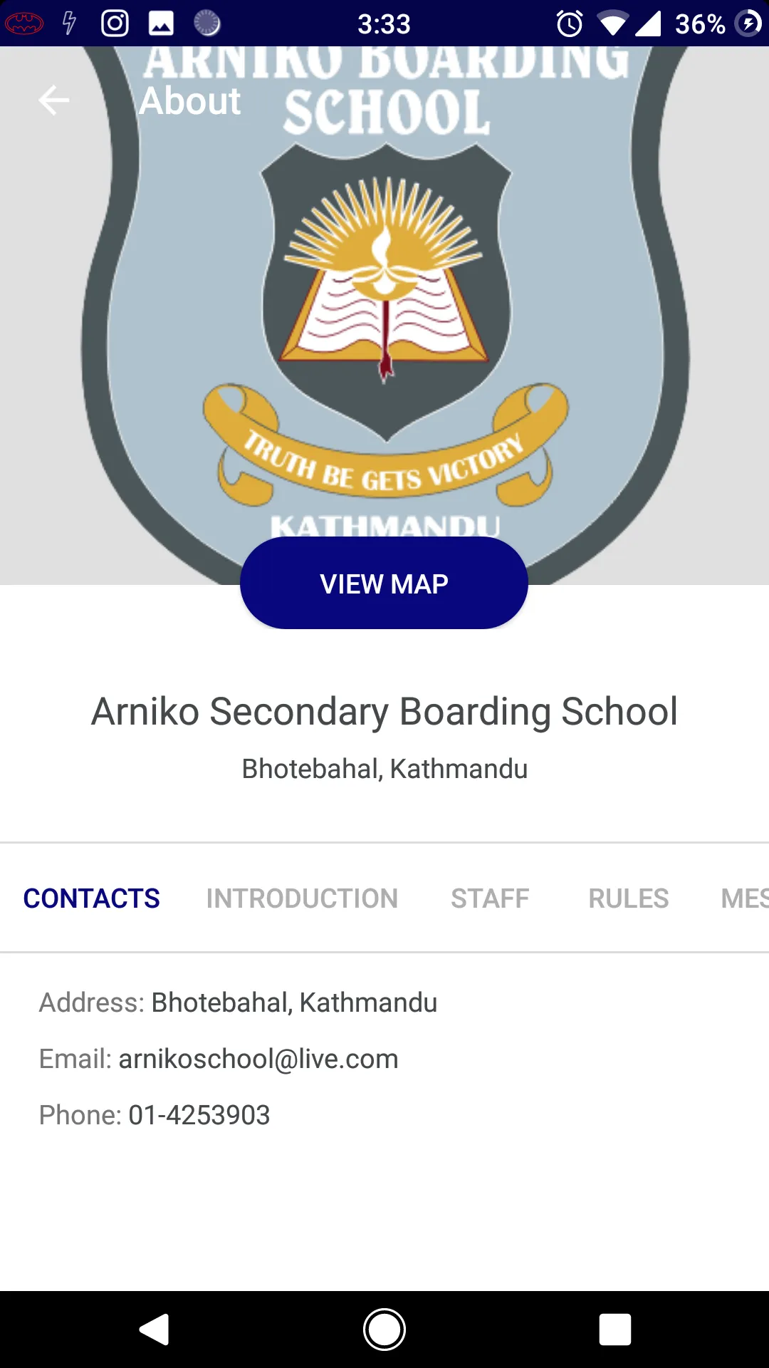 Arniko Boarding School - ABS | Indus Appstore | Screenshot