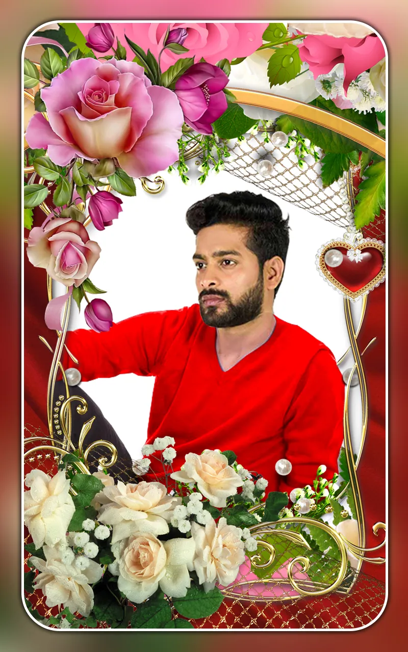 Flower photo editor frames | Indus Appstore | Screenshot