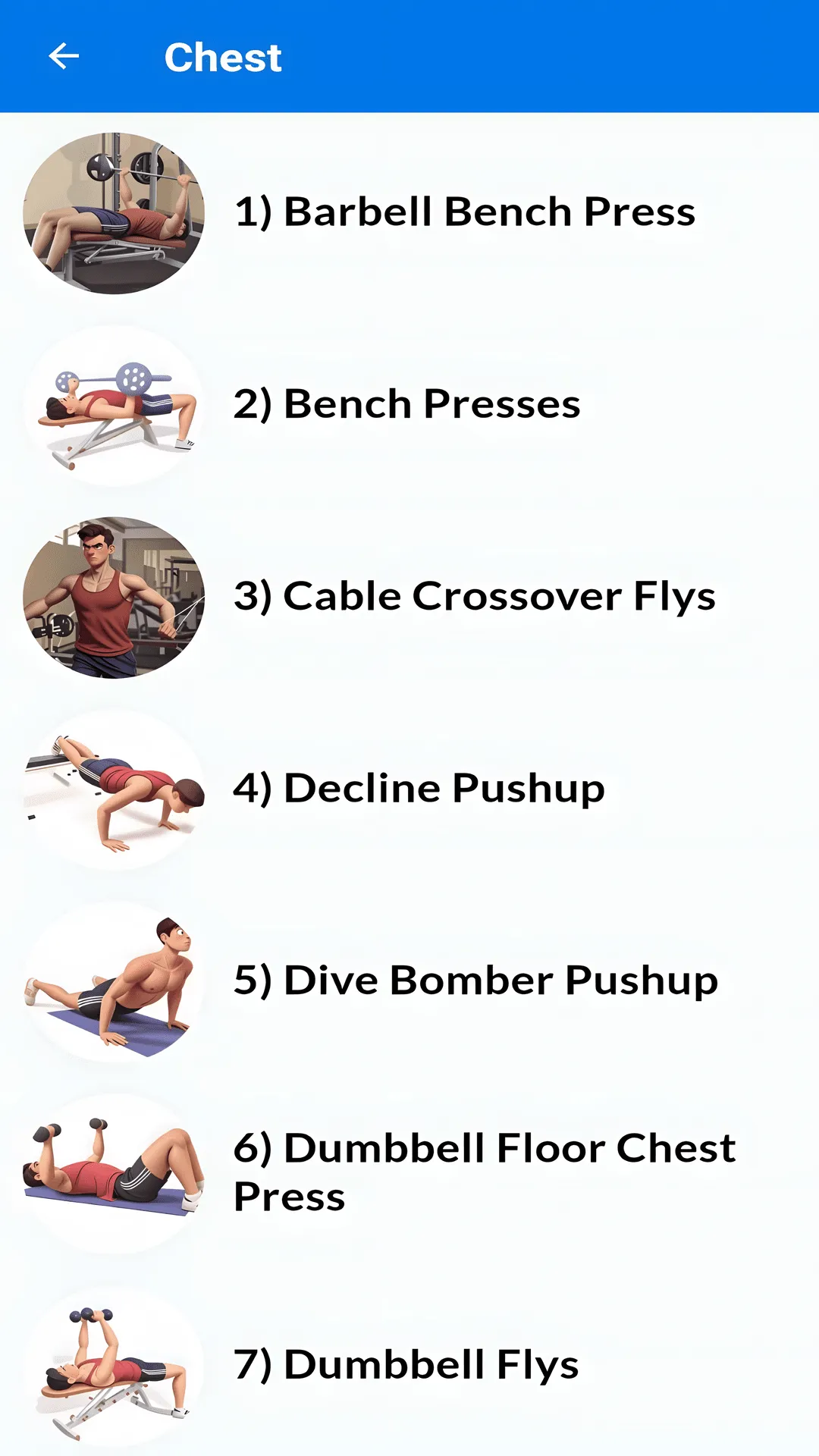 Bodybuilding Exercises Video | Indus Appstore | Screenshot