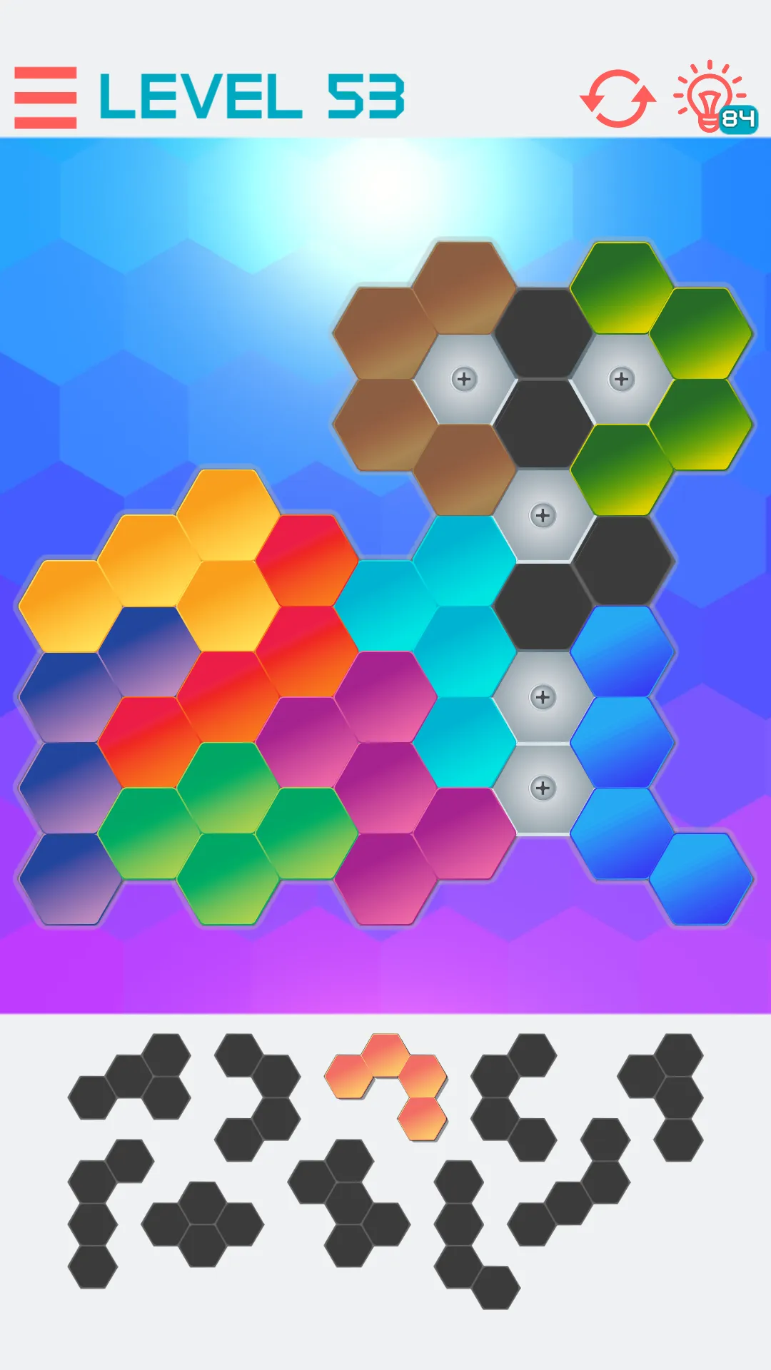 Hexagon Graph: Geometry Puzzle | Indus Appstore | Screenshot