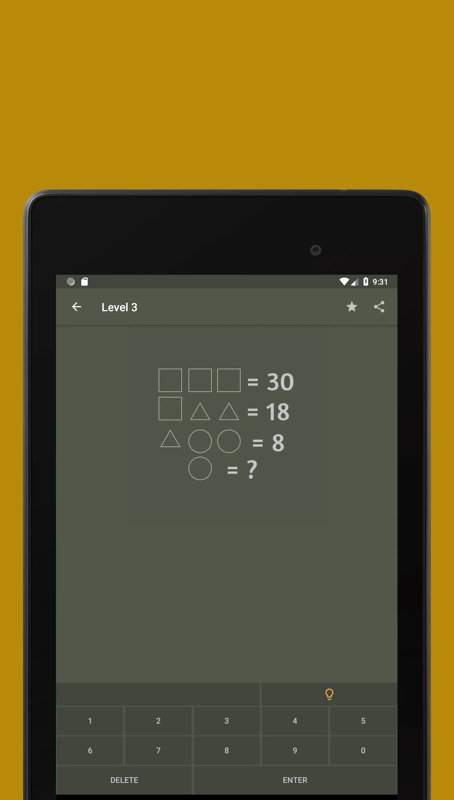 Math puzzles, math riddles | Indus Appstore | Screenshot