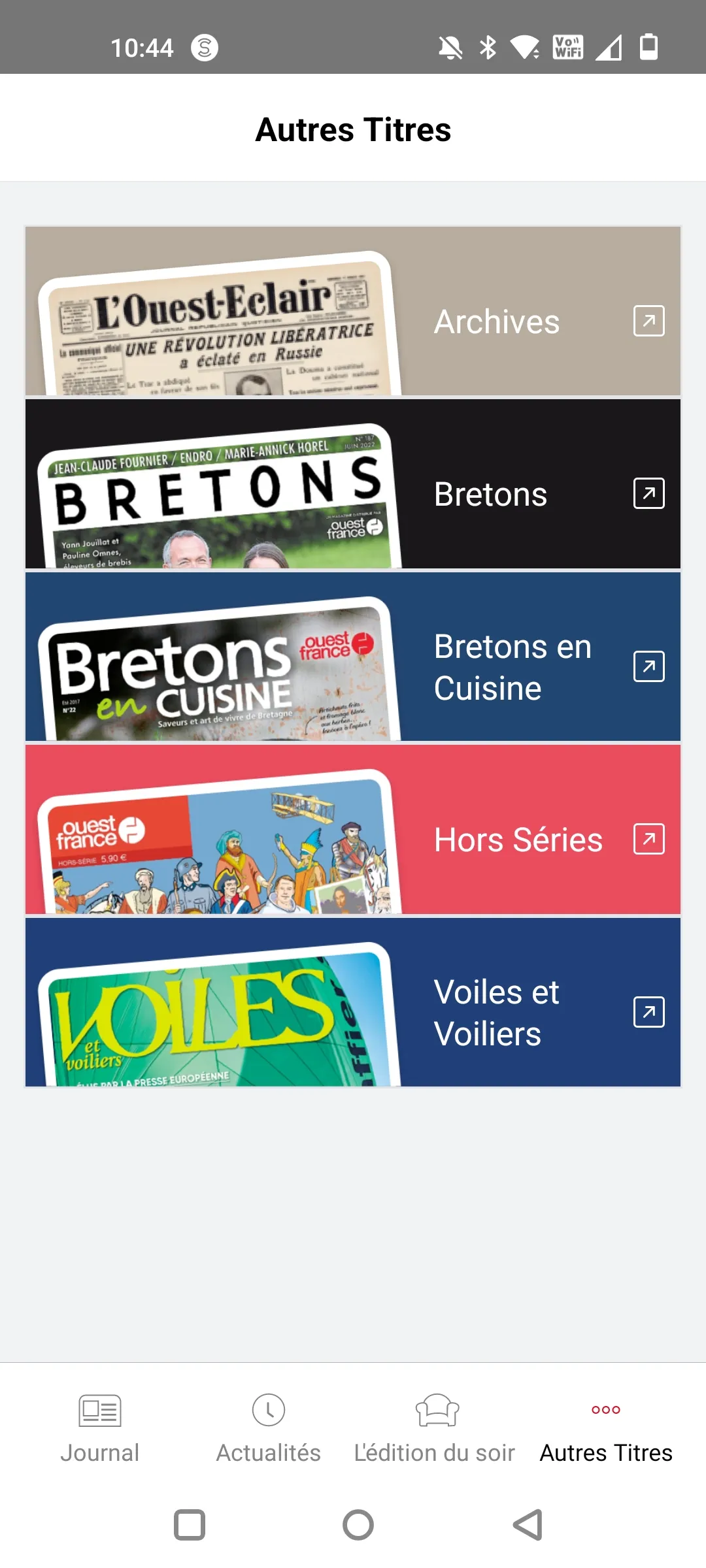 Ouest-France - Le journal | Indus Appstore | Screenshot