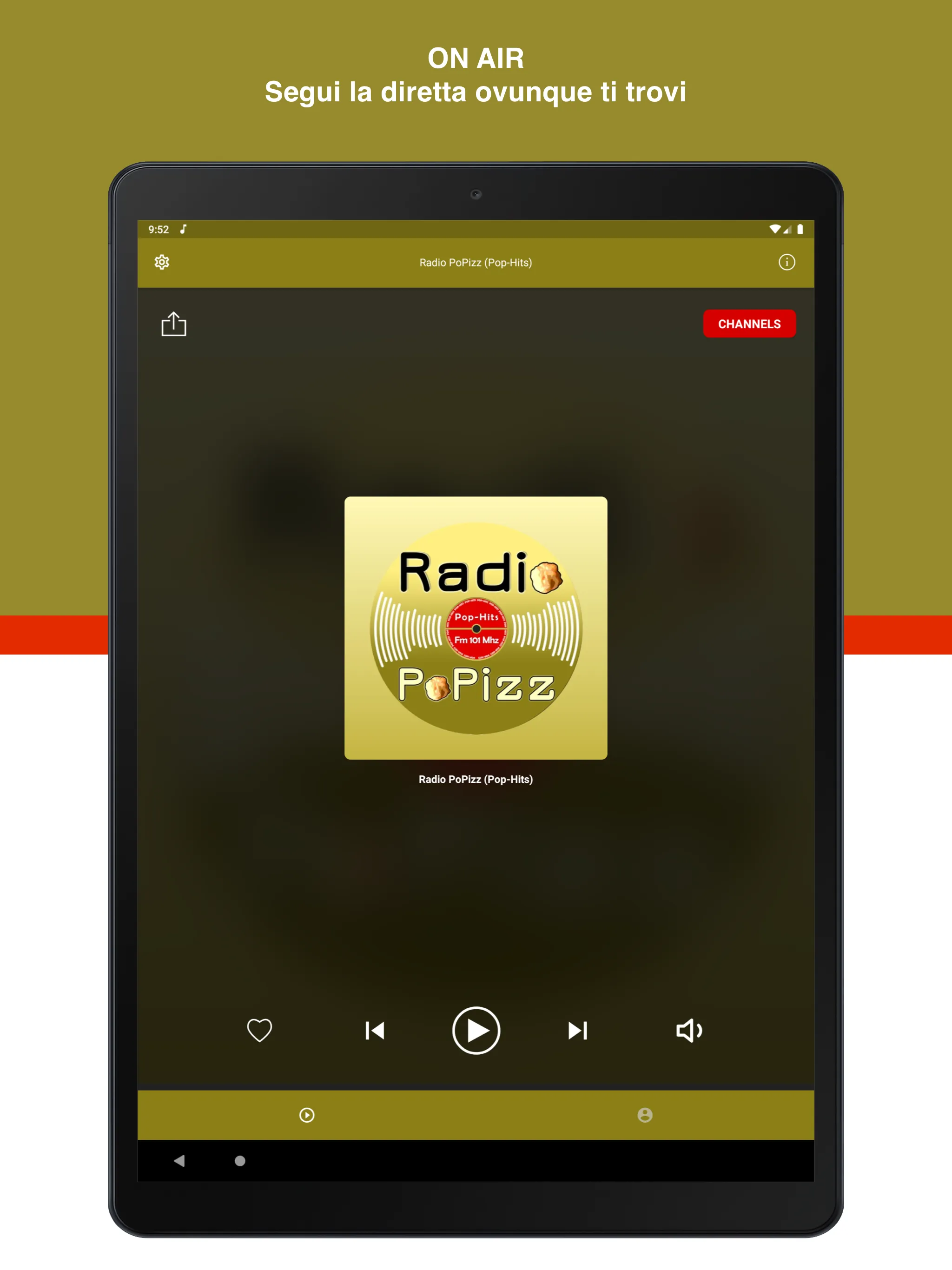 Radio PoPizz (Pop-Hits) | Indus Appstore | Screenshot