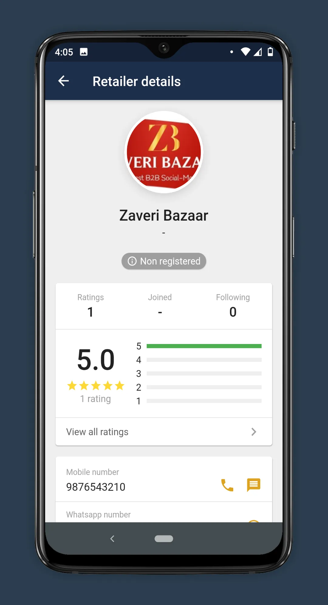 Zaveri Bazaar - Seller app | Indus Appstore | Screenshot