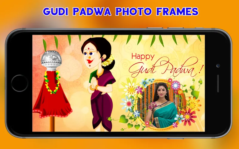 Gudi Padwa 2023 Photo Frames | Indus Appstore | Screenshot