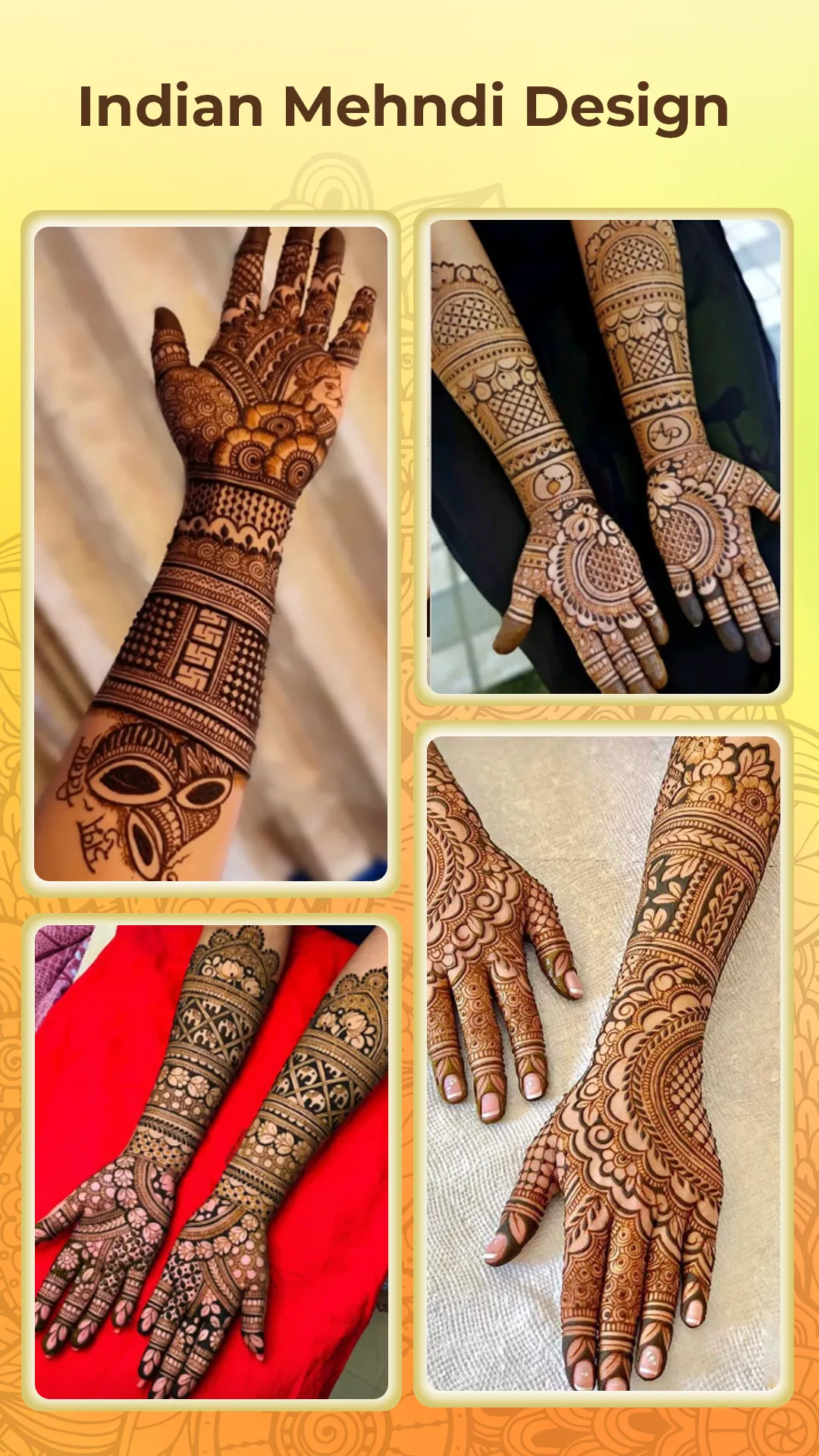 Bridal Mehndi Design Latest | Indus Appstore | Screenshot