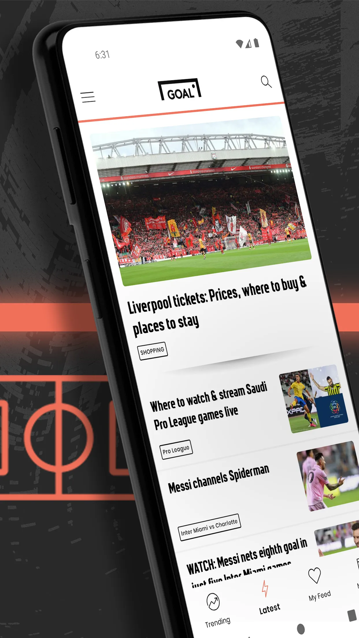 GOAL - Football News & Scores | Indus Appstore | Screenshot