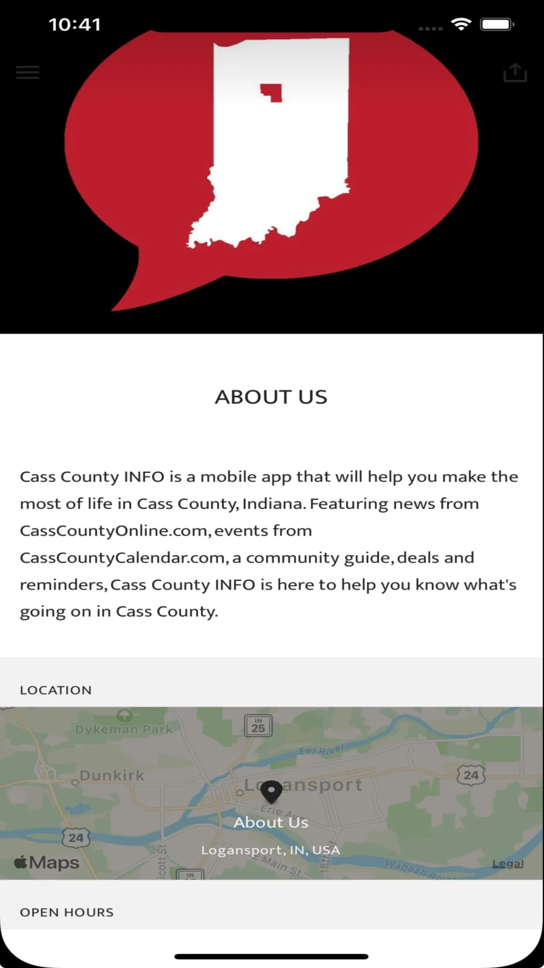 Cass County INfo | Indus Appstore | Screenshot