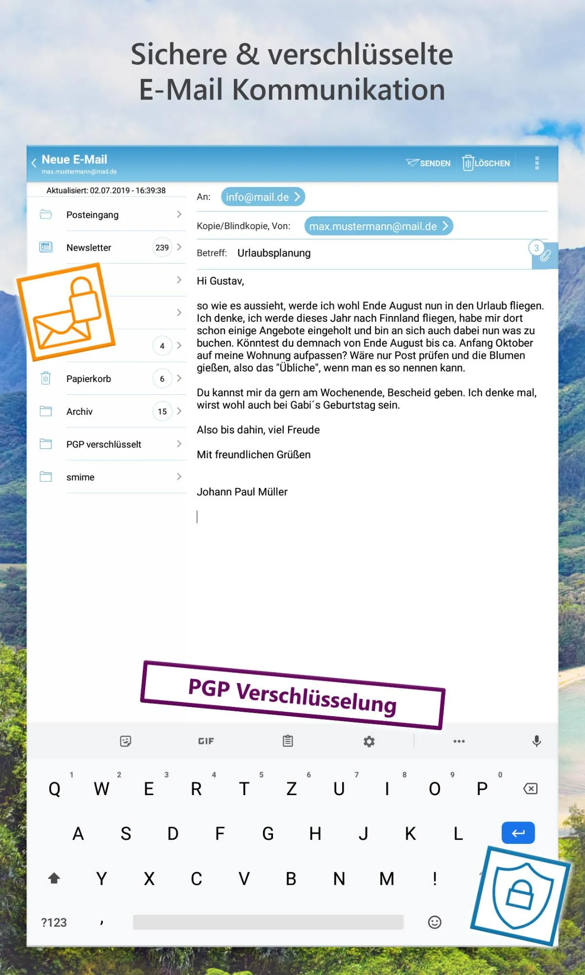 mail.de Mail | Indus Appstore | Screenshot