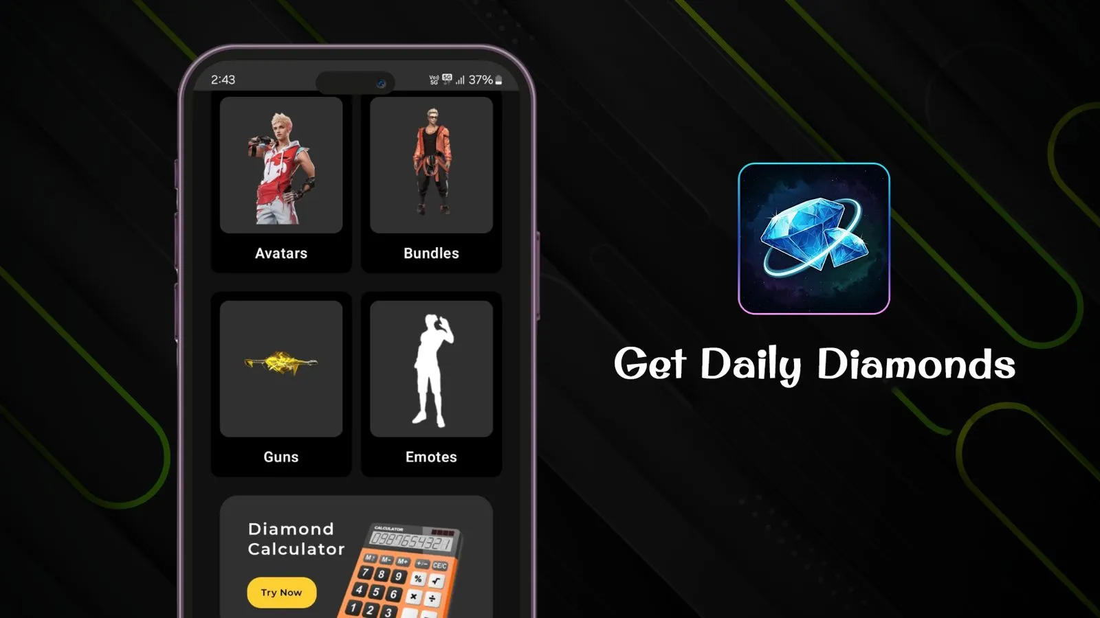 Get Daily Diamonds | Indus Appstore | Screenshot