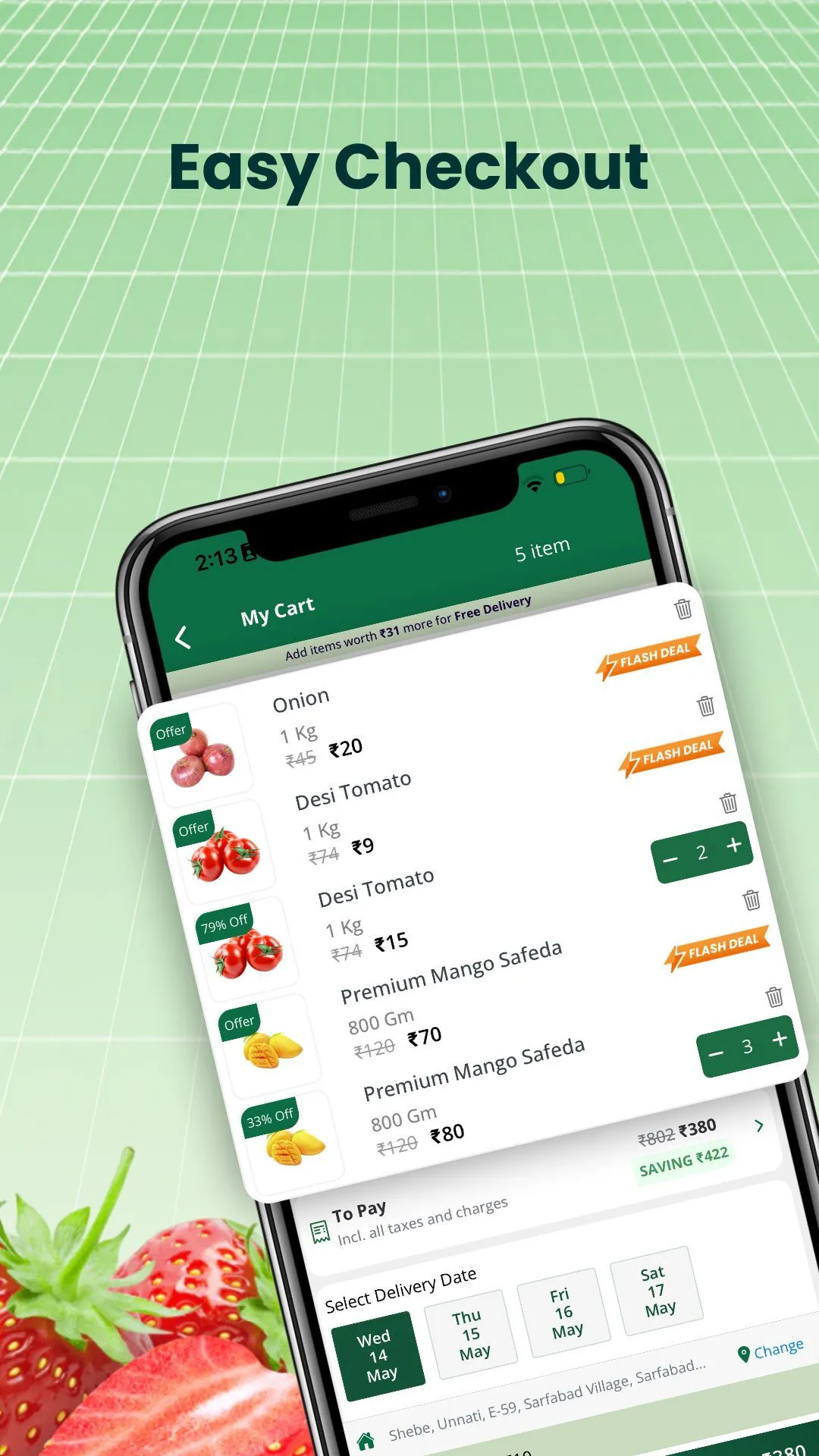 Fruits & Vegetable App-VegEase | Indus Appstore | Screenshot
