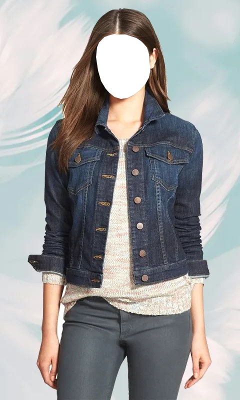 Women Jeans Jacket Photo Suit | Indus Appstore | Screenshot