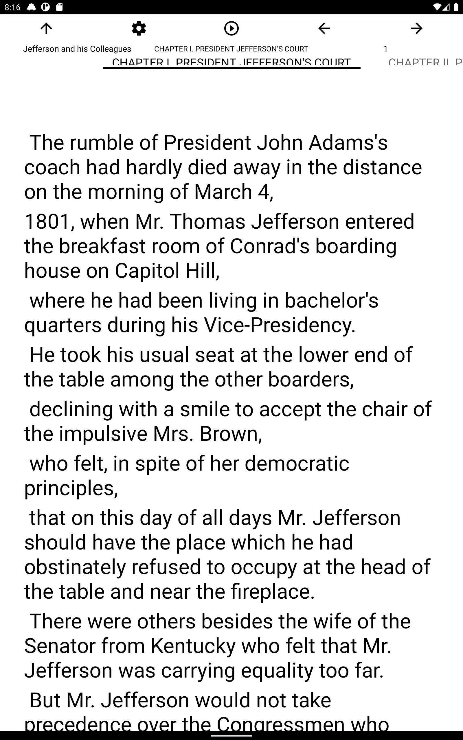 Book, Jefferson and his Collea | Indus Appstore | Screenshot