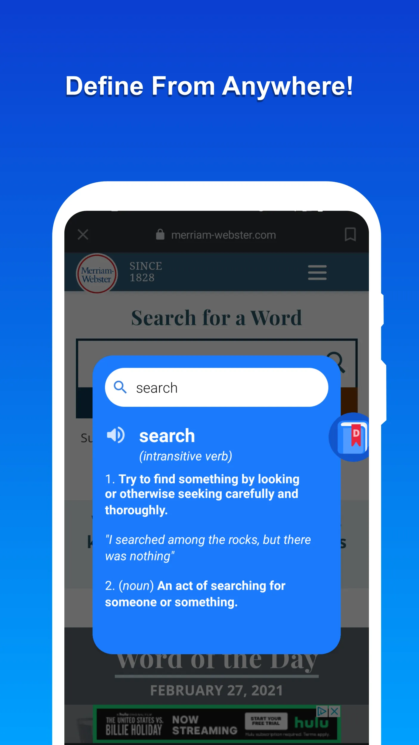 Floating Dictionary | Indus Appstore | Screenshot