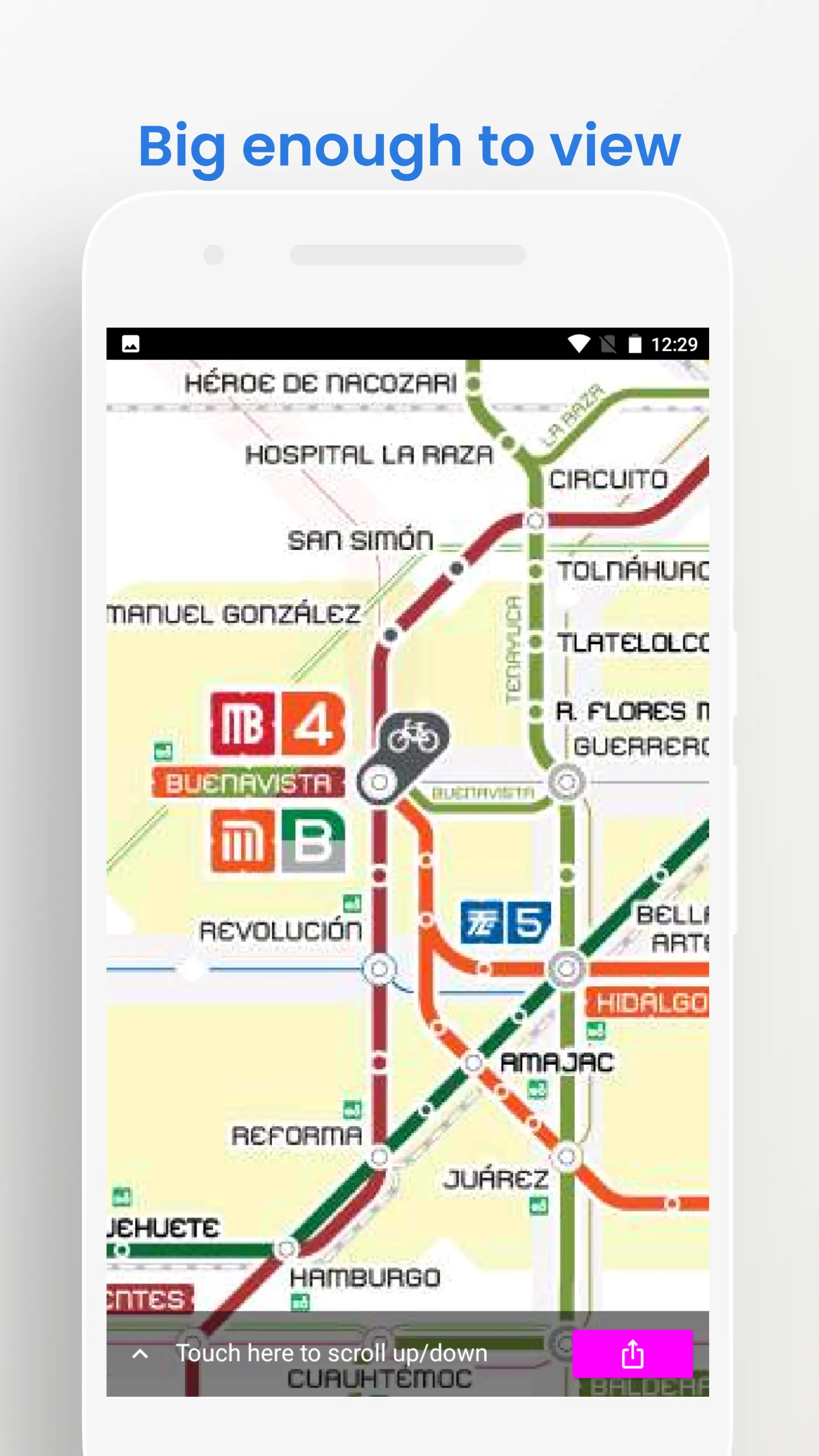 Mexico City Metro Bus Map | Indus Appstore | Screenshot