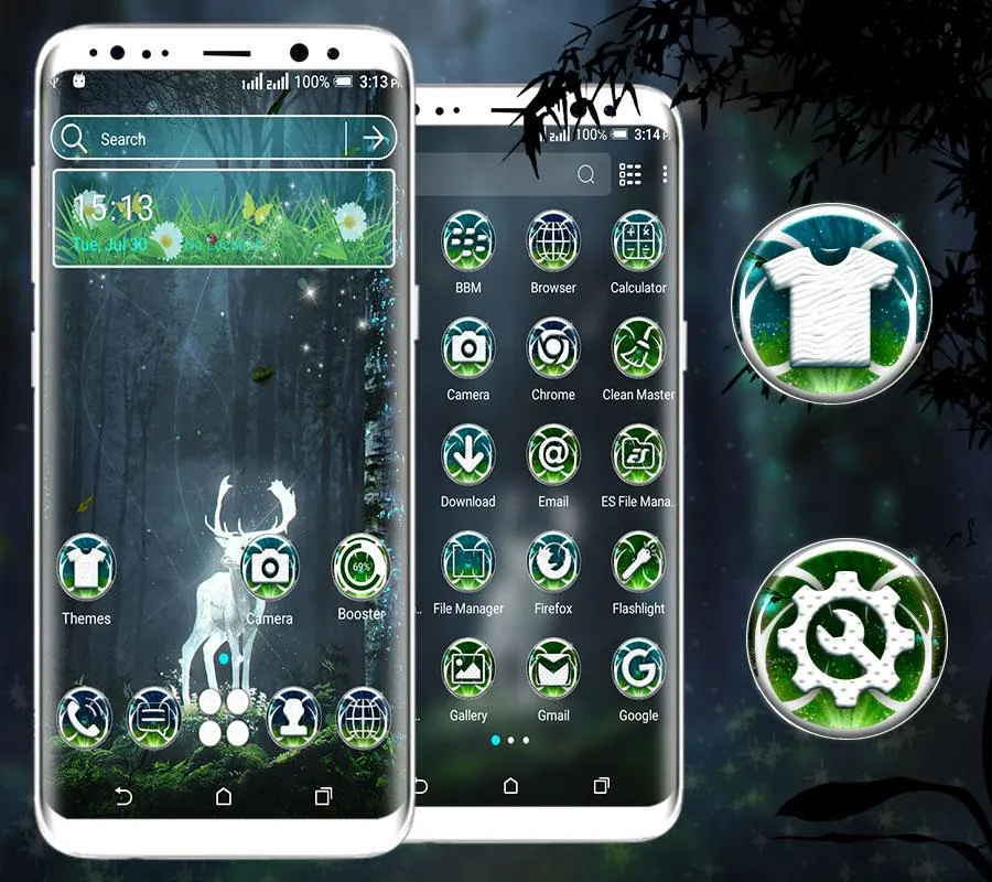 Magical Deer Launcher Theme | Indus Appstore | Screenshot