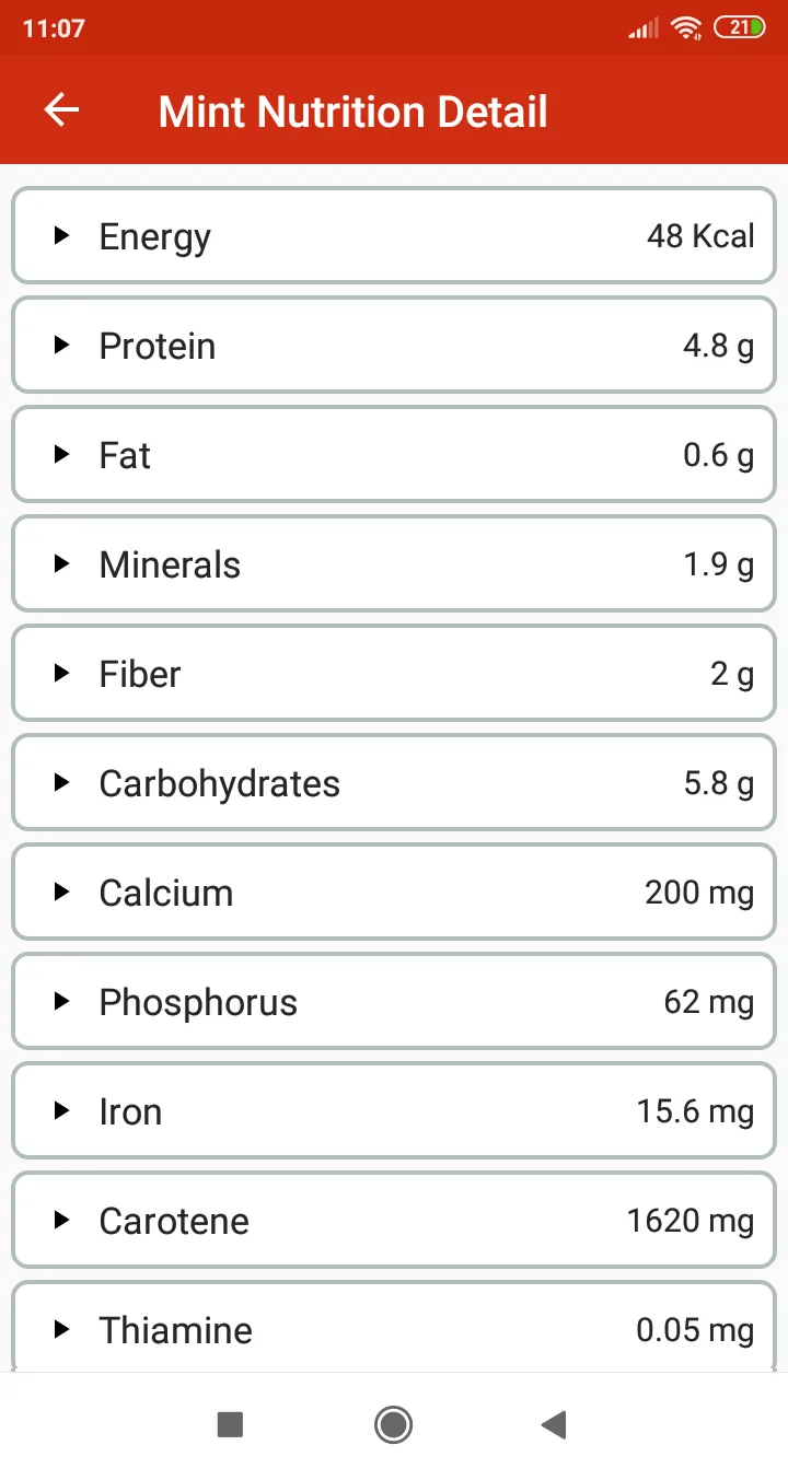 Nutrition and Health Guide | Indus Appstore | Screenshot