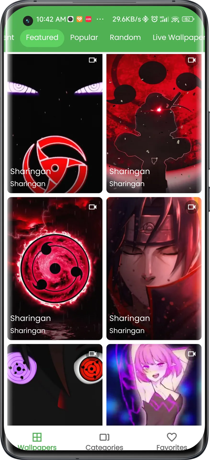 Sharingan Live Wallpaper | Indus Appstore | Screenshot