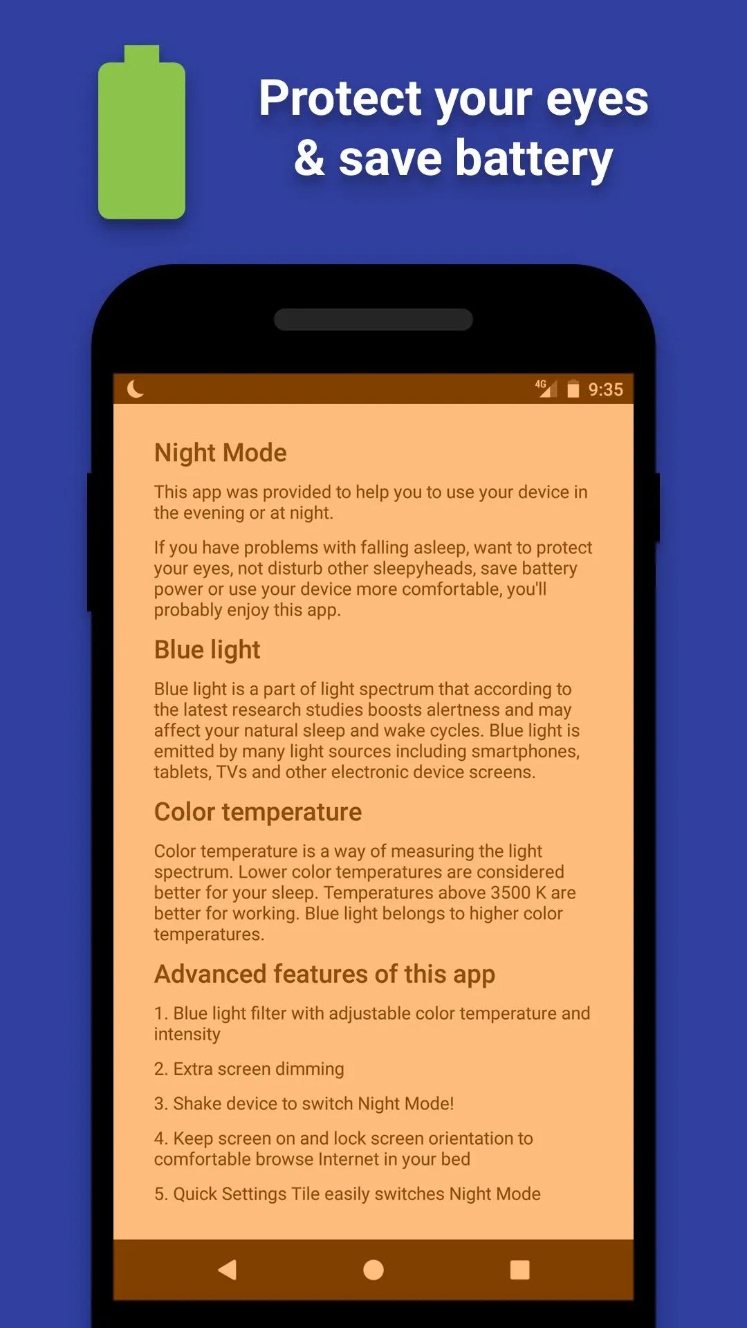 Night Mode - Blue Light Filter | Indus Appstore | Screenshot