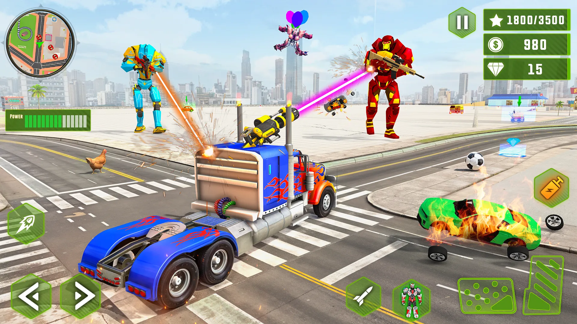 Truck Game - Car Robot Games | Indus Appstore | Screenshot