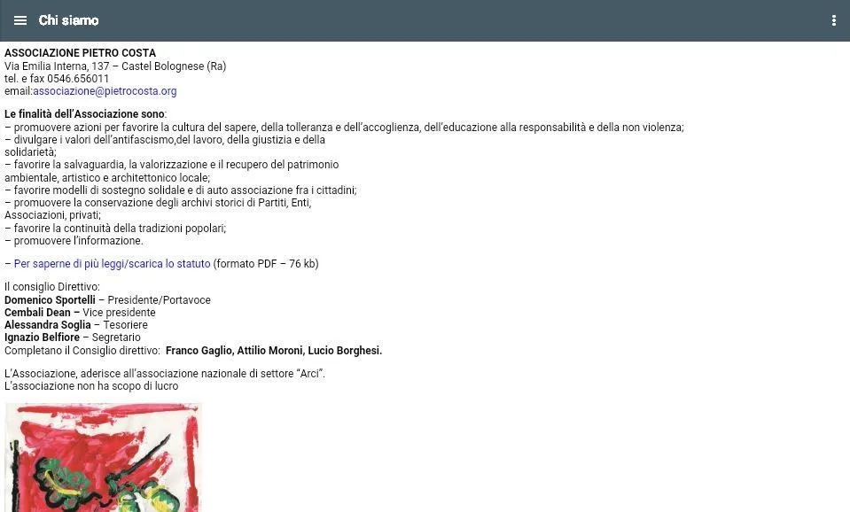 Associazione "PIETRO COSTA" | Indus Appstore | Screenshot