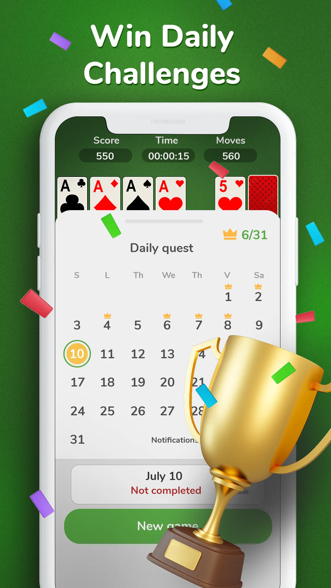 Solitaire - Classic Card 2024 | Indus Appstore | Screenshot