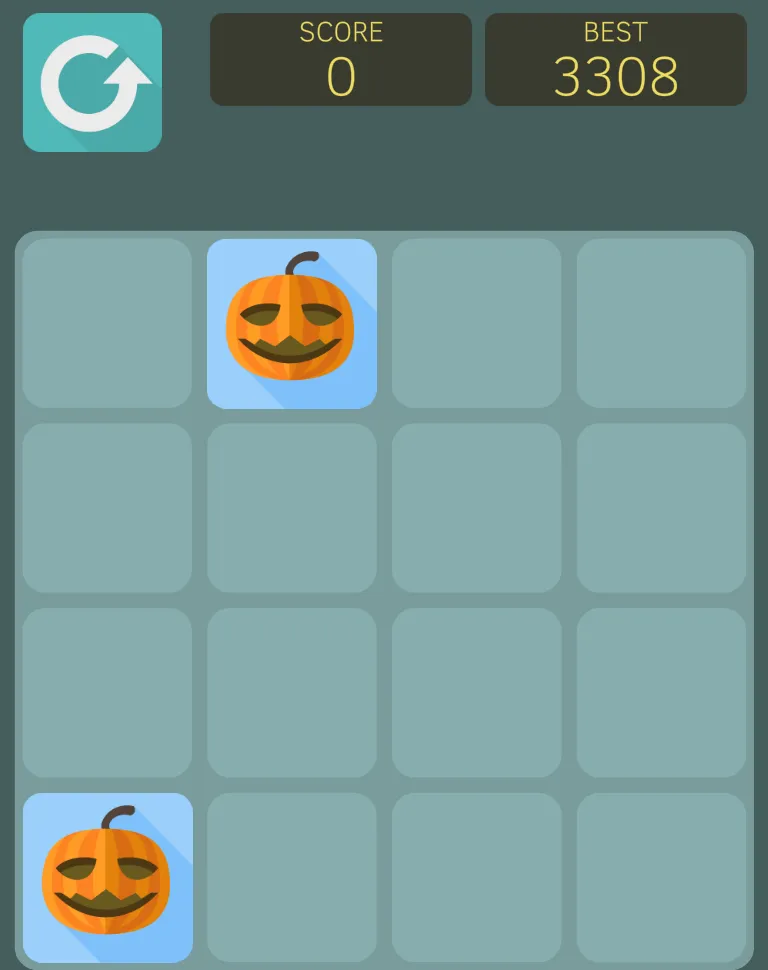 2048 Halloween Monster Treats | Indus Appstore | Screenshot