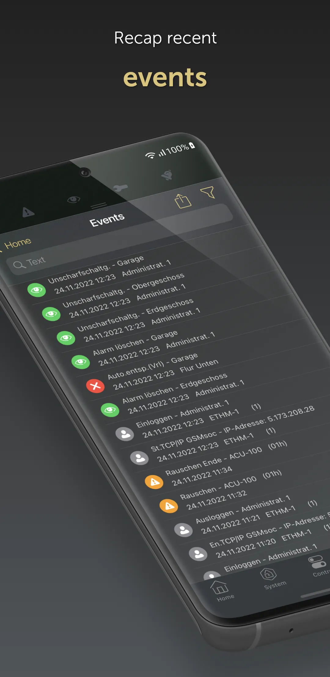 INTEGRA CONTROL | Indus Appstore | Screenshot