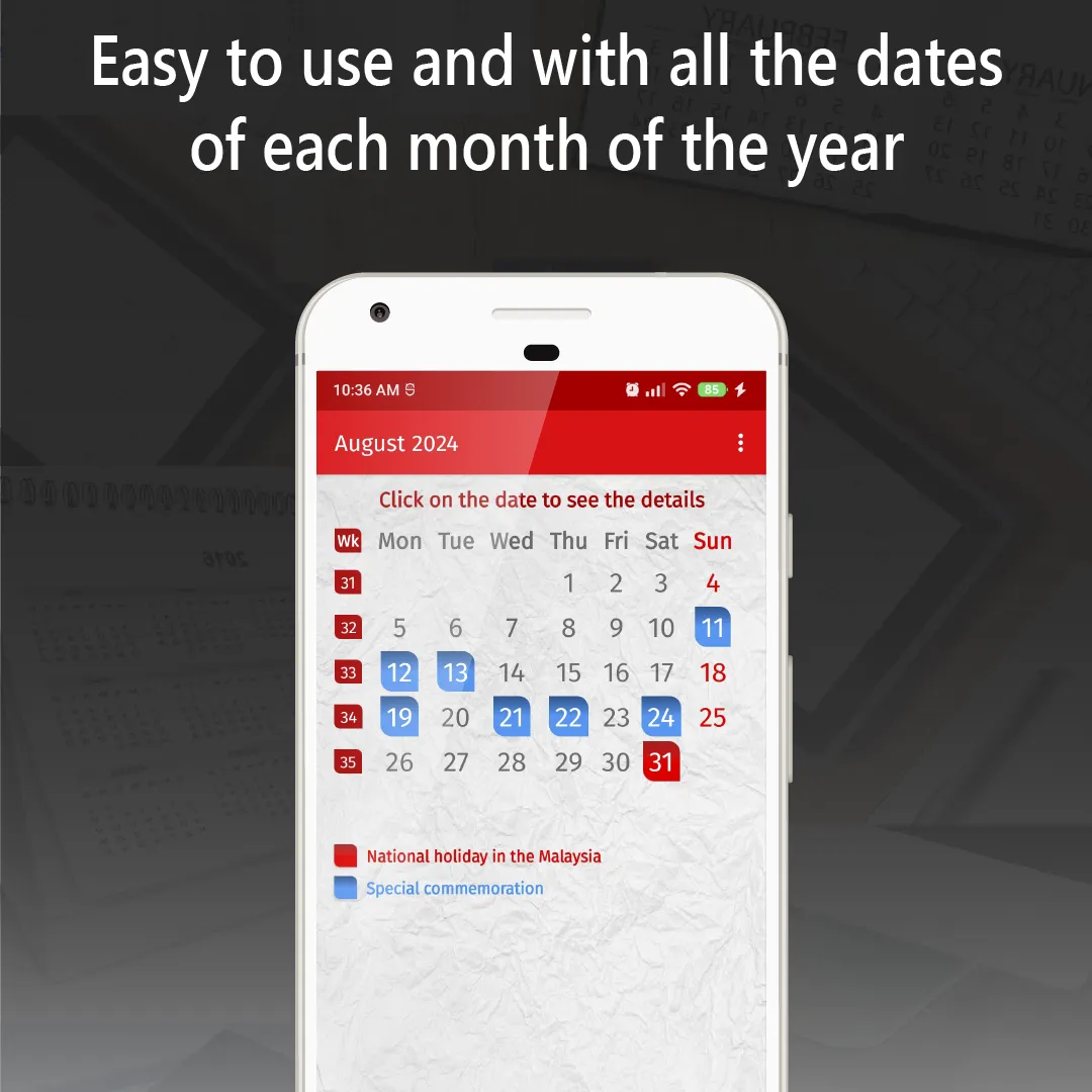 malaysia calendar 2024 | Indus Appstore | Screenshot