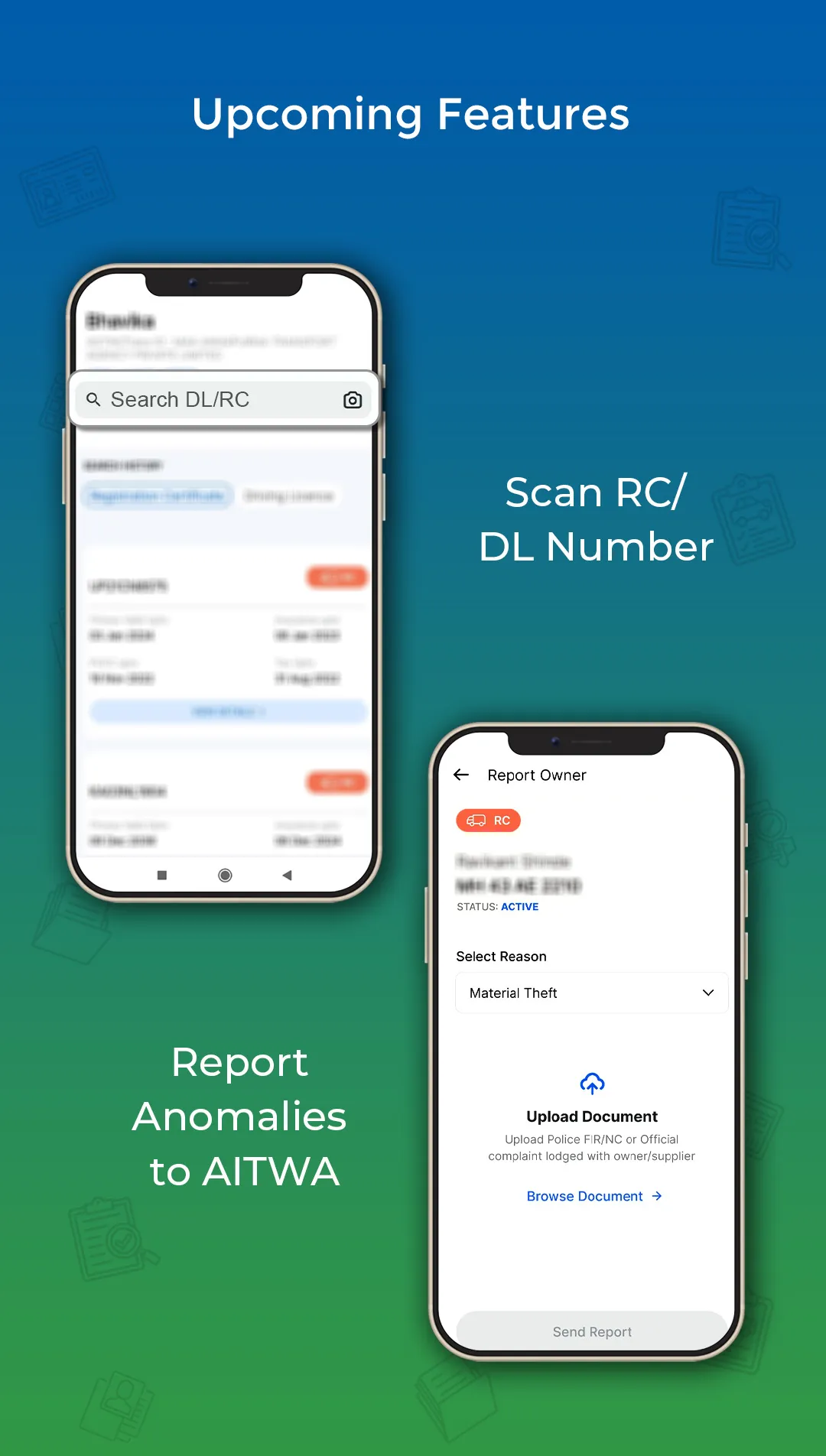 Find RC/DL detail | Logilocker | Indus Appstore | Screenshot