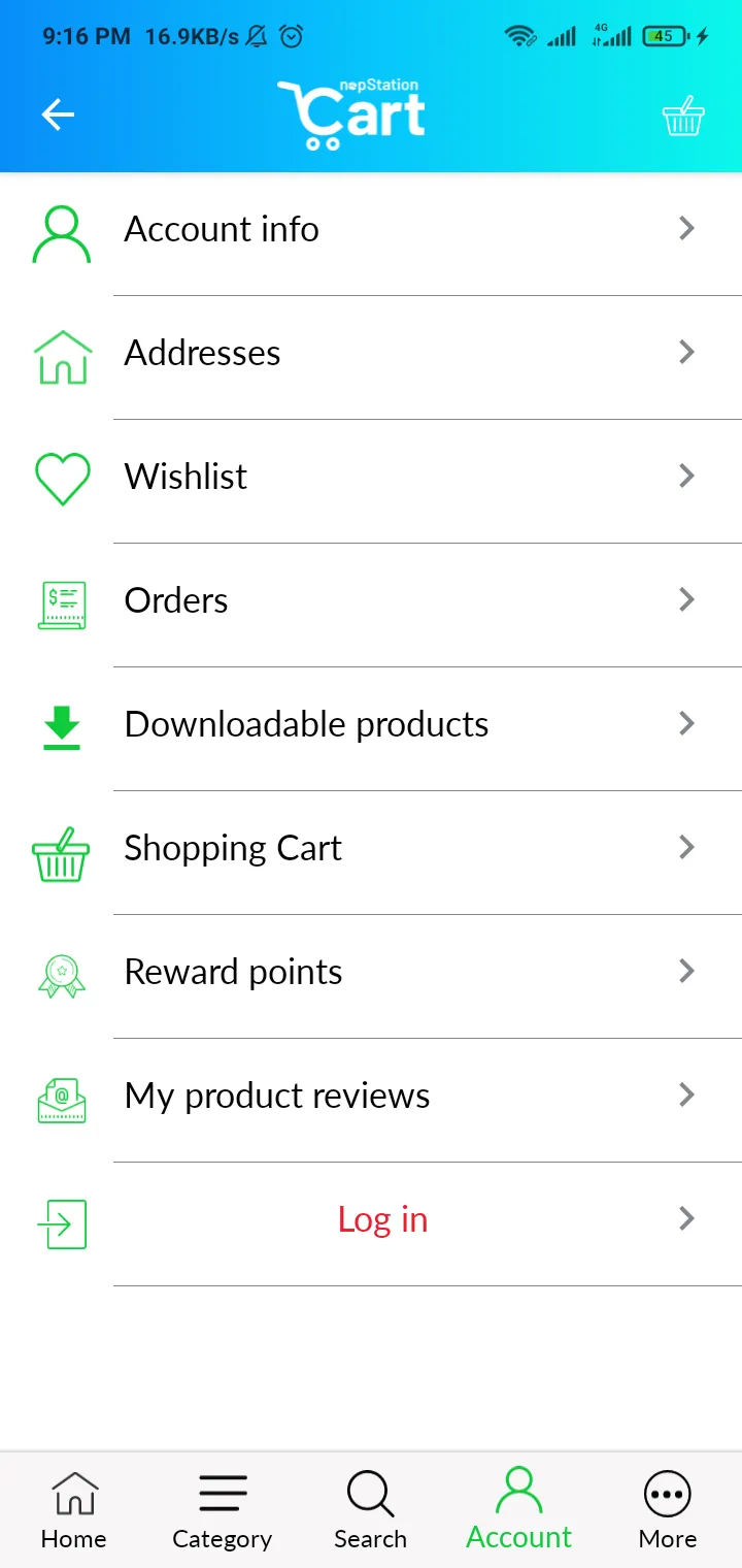 Native app for NopCommerce | Indus Appstore | Screenshot