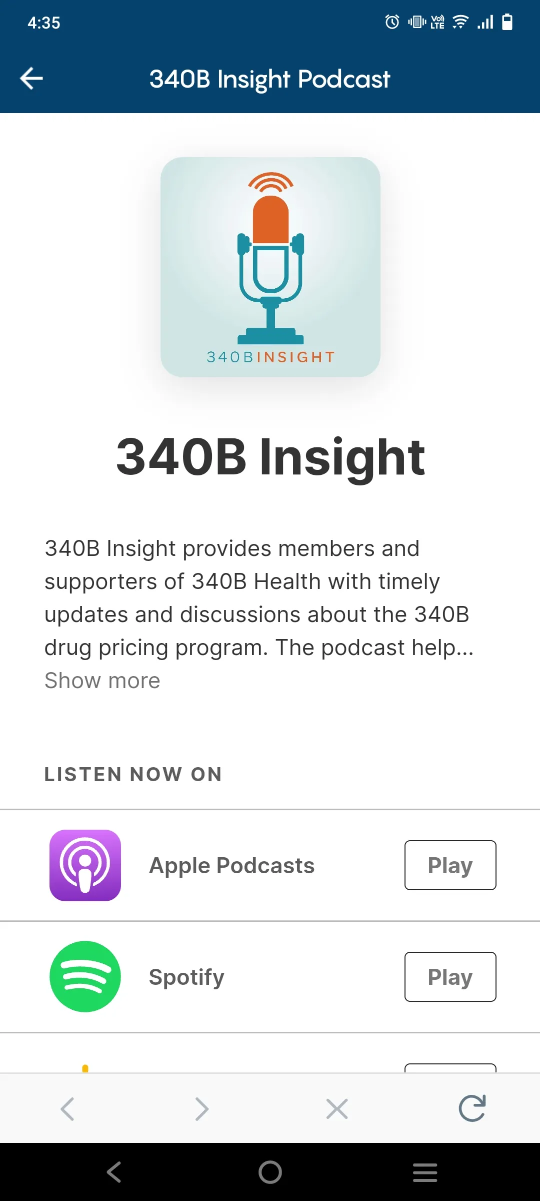 340B Pulse | Indus Appstore | Screenshot