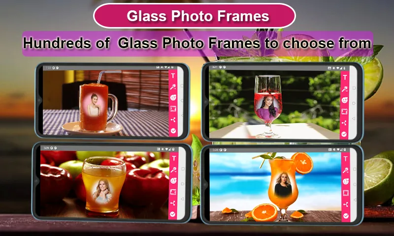 Glass & Juice Frame Editor | Indus Appstore | Screenshot