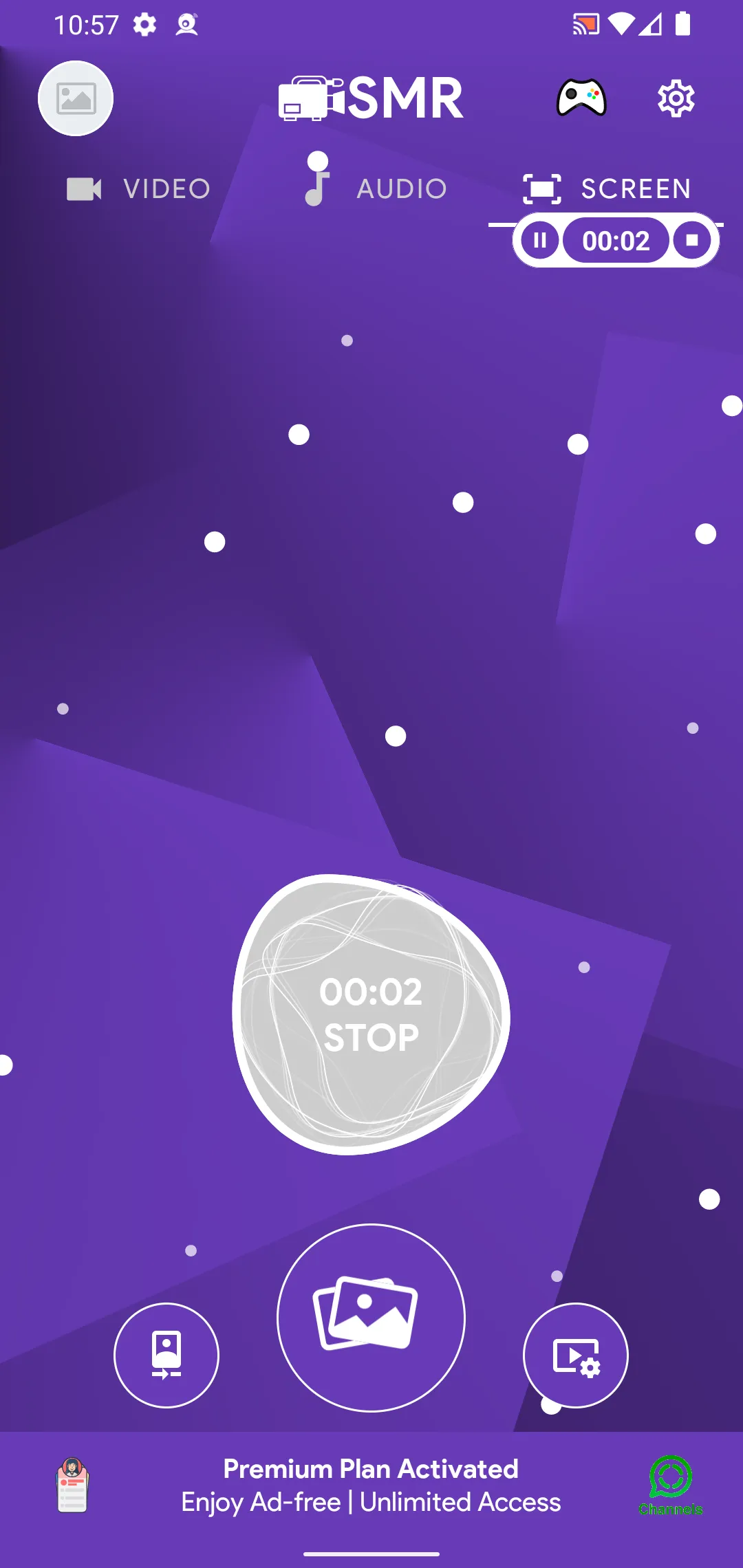 SMR: Background Video Recorder | Indus Appstore | Screenshot