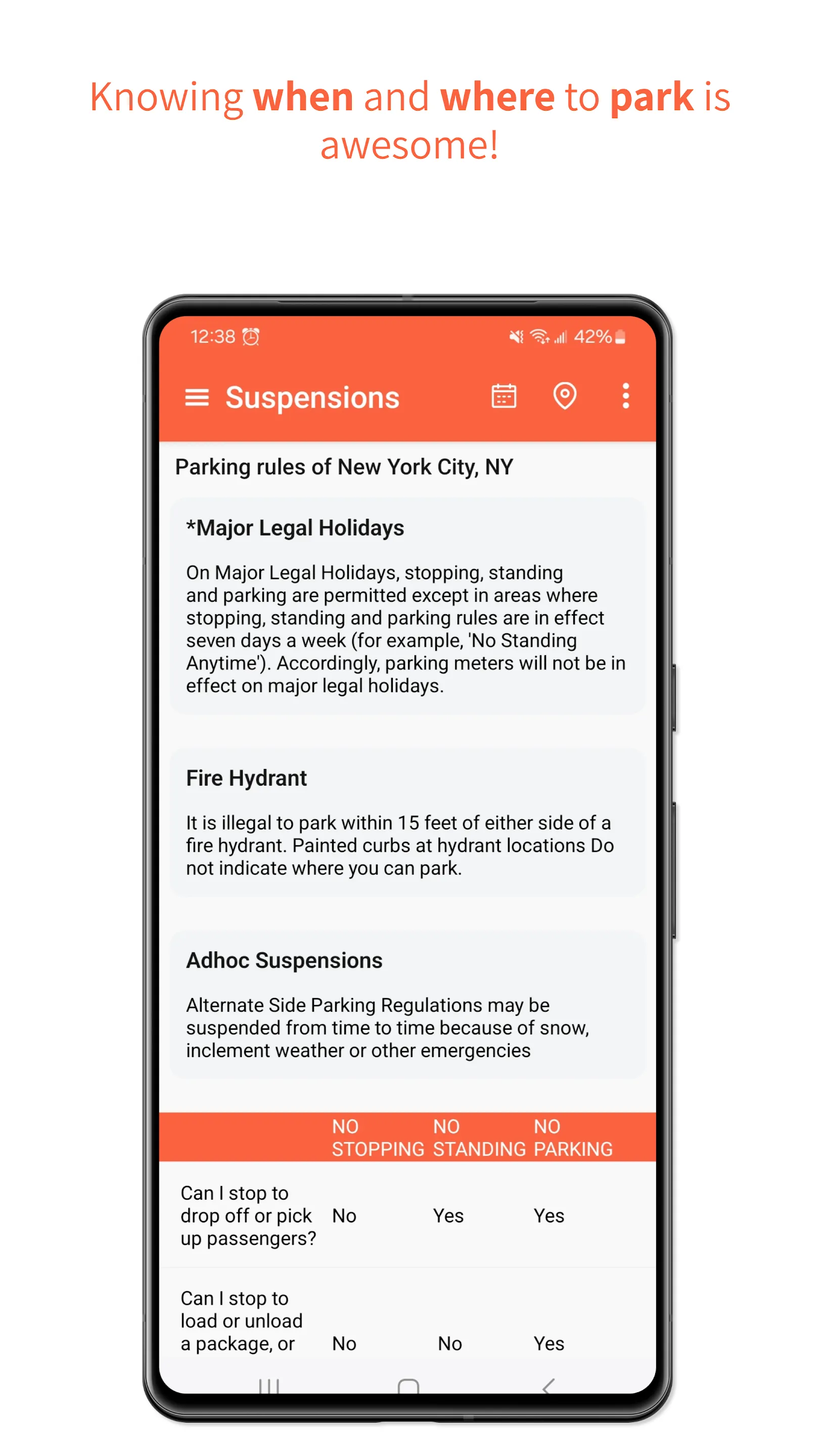 Parkr - Alternate Side Parking | Indus Appstore | Screenshot