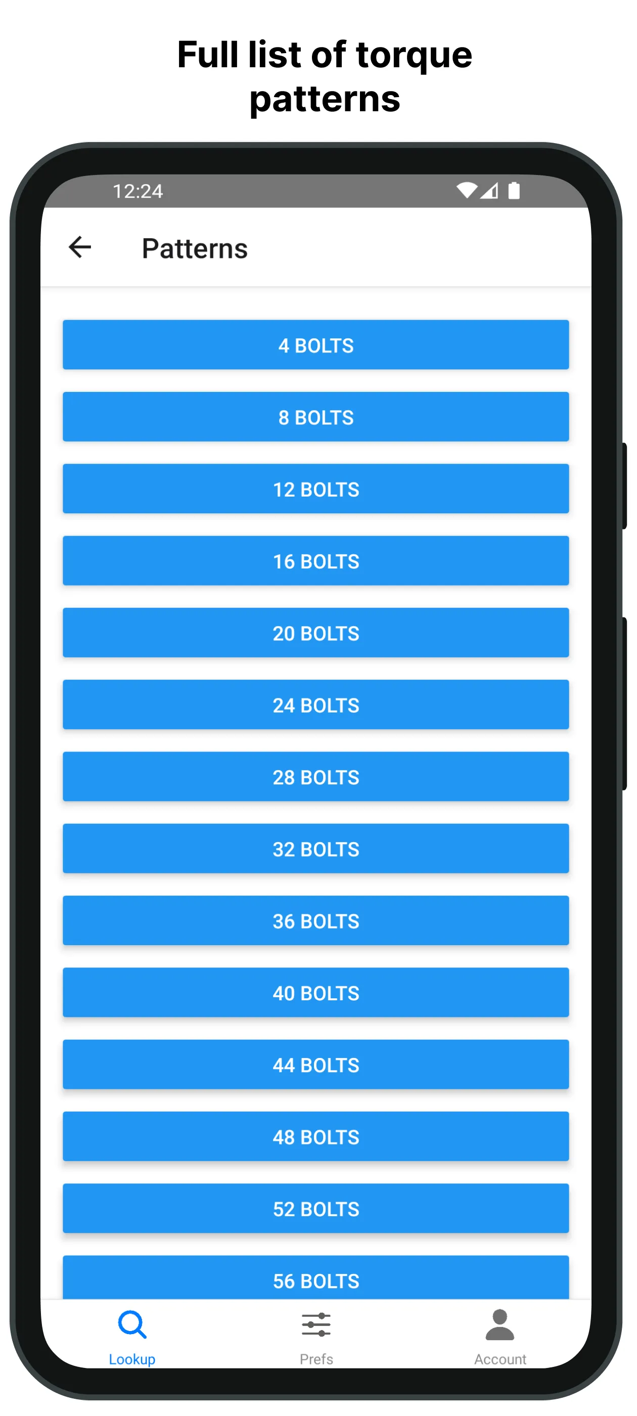 Flange Bolt Size & Torque | Indus Appstore | Screenshot