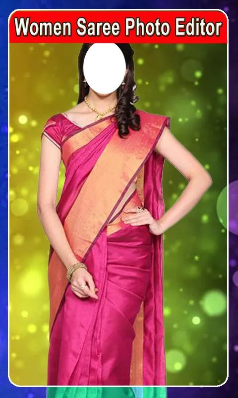 Women Saree Photo Suit  girls | Indus Appstore | Screenshot