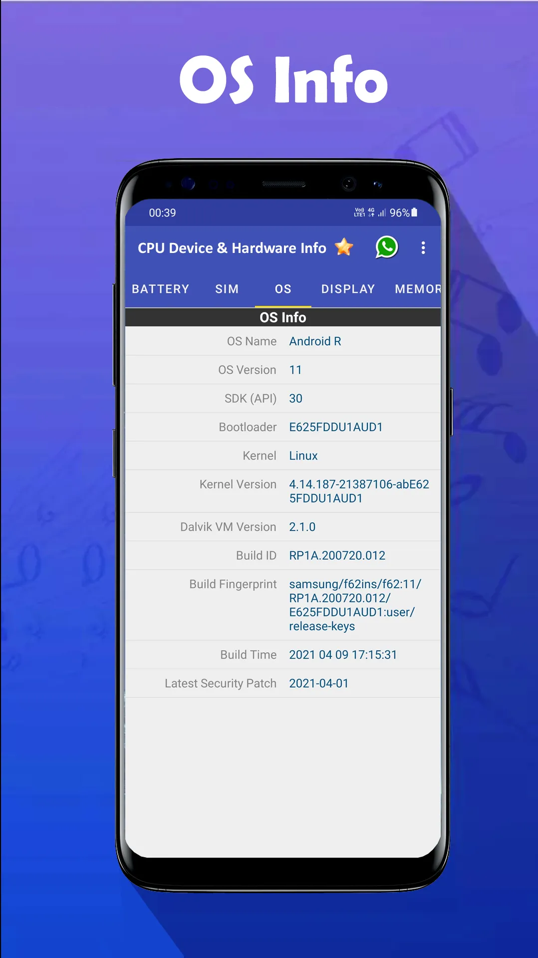 CPU Device & Hardware Info | Indus Appstore | Screenshot