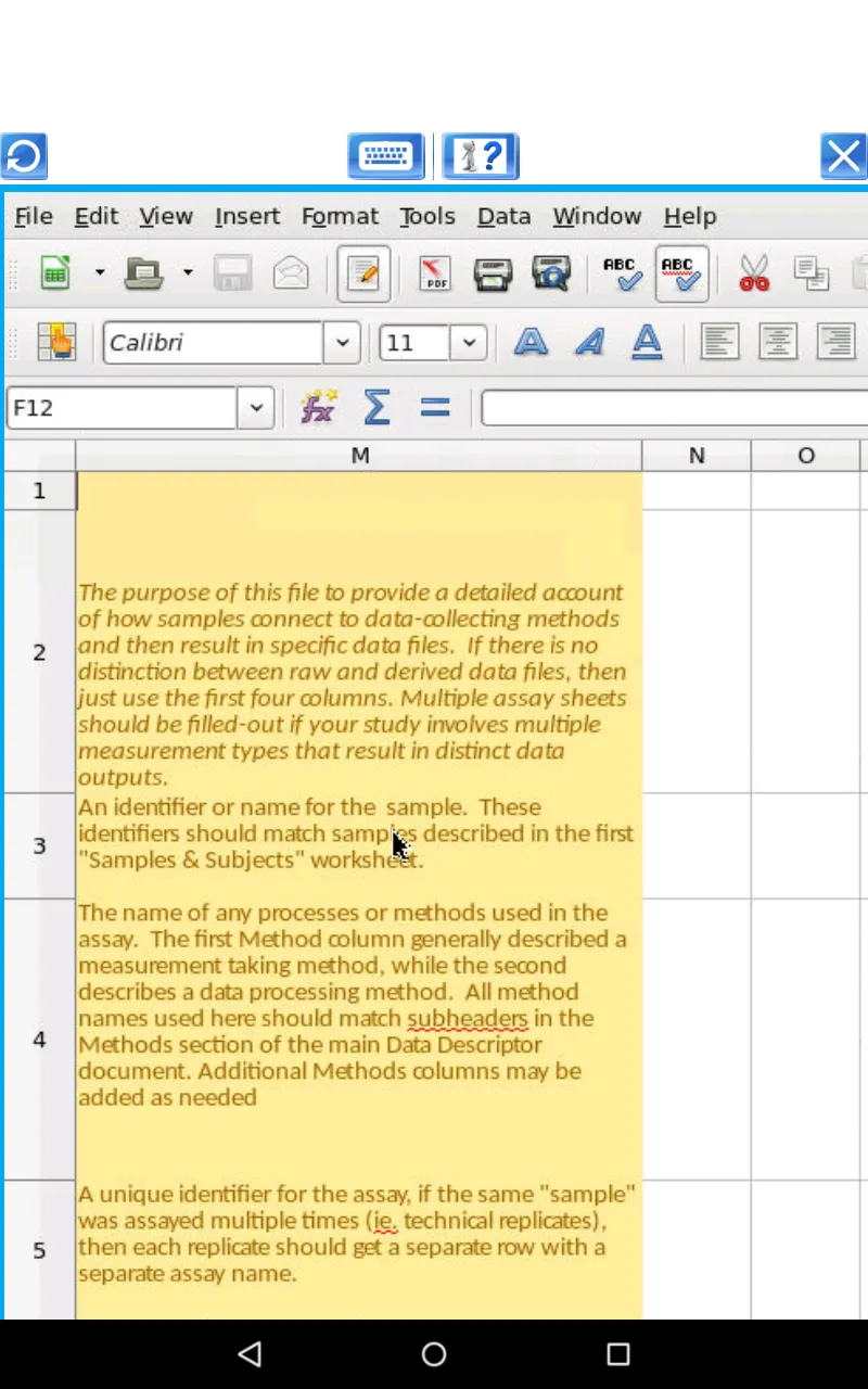 AndroCalc Spreadsheet editor f | Indus Appstore | Screenshot