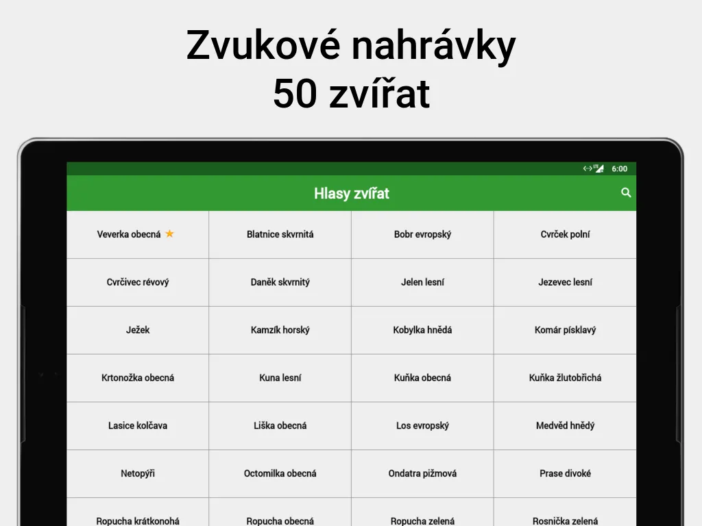 Hlasy zvířat | Indus Appstore | Screenshot