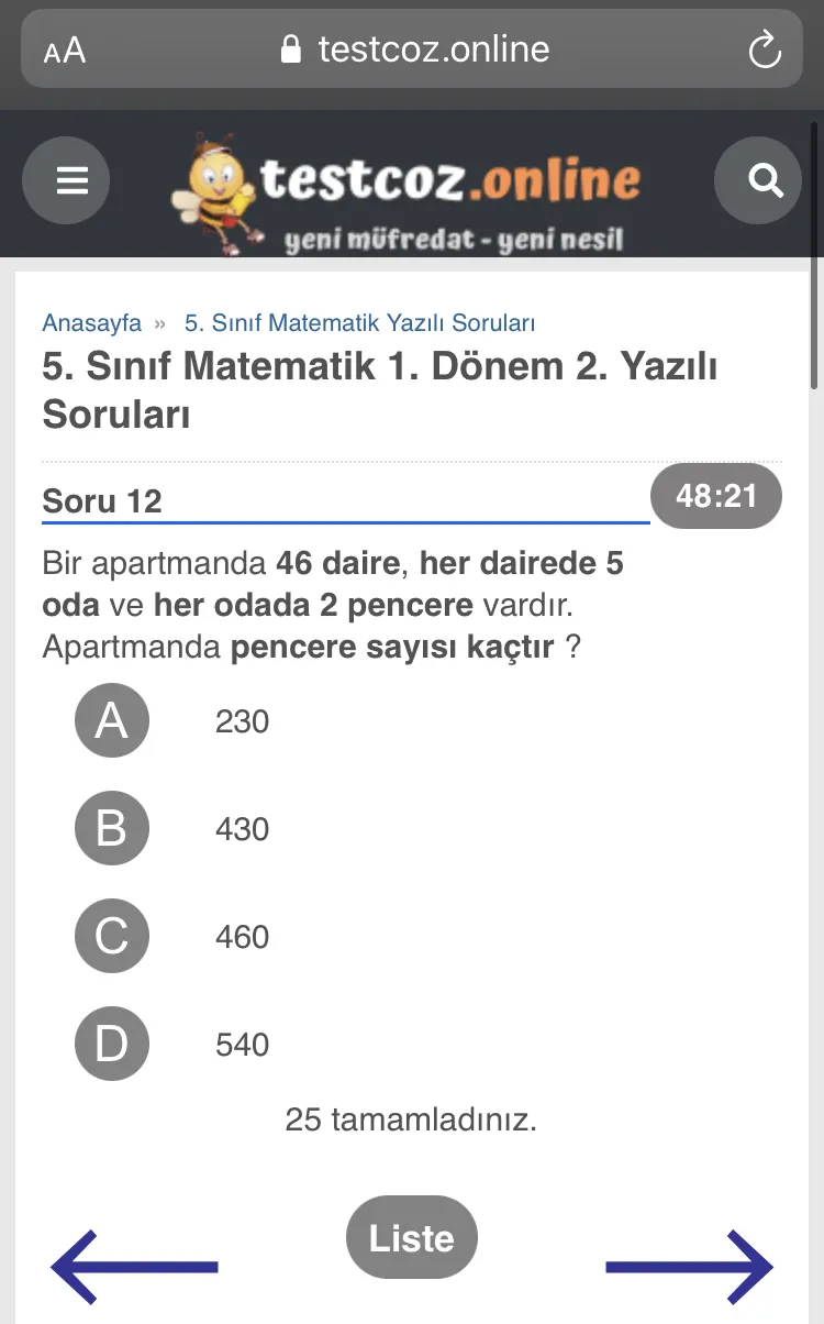 Test Çöz | Indus Appstore | Screenshot