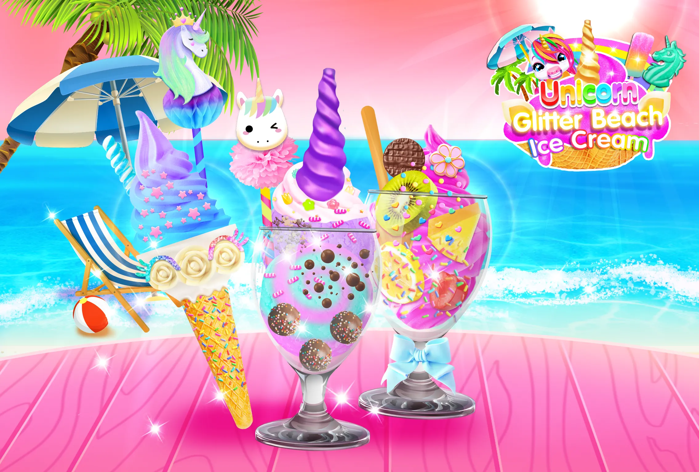 Rainbow Unicorn Ice Cream | Indus Appstore | Screenshot