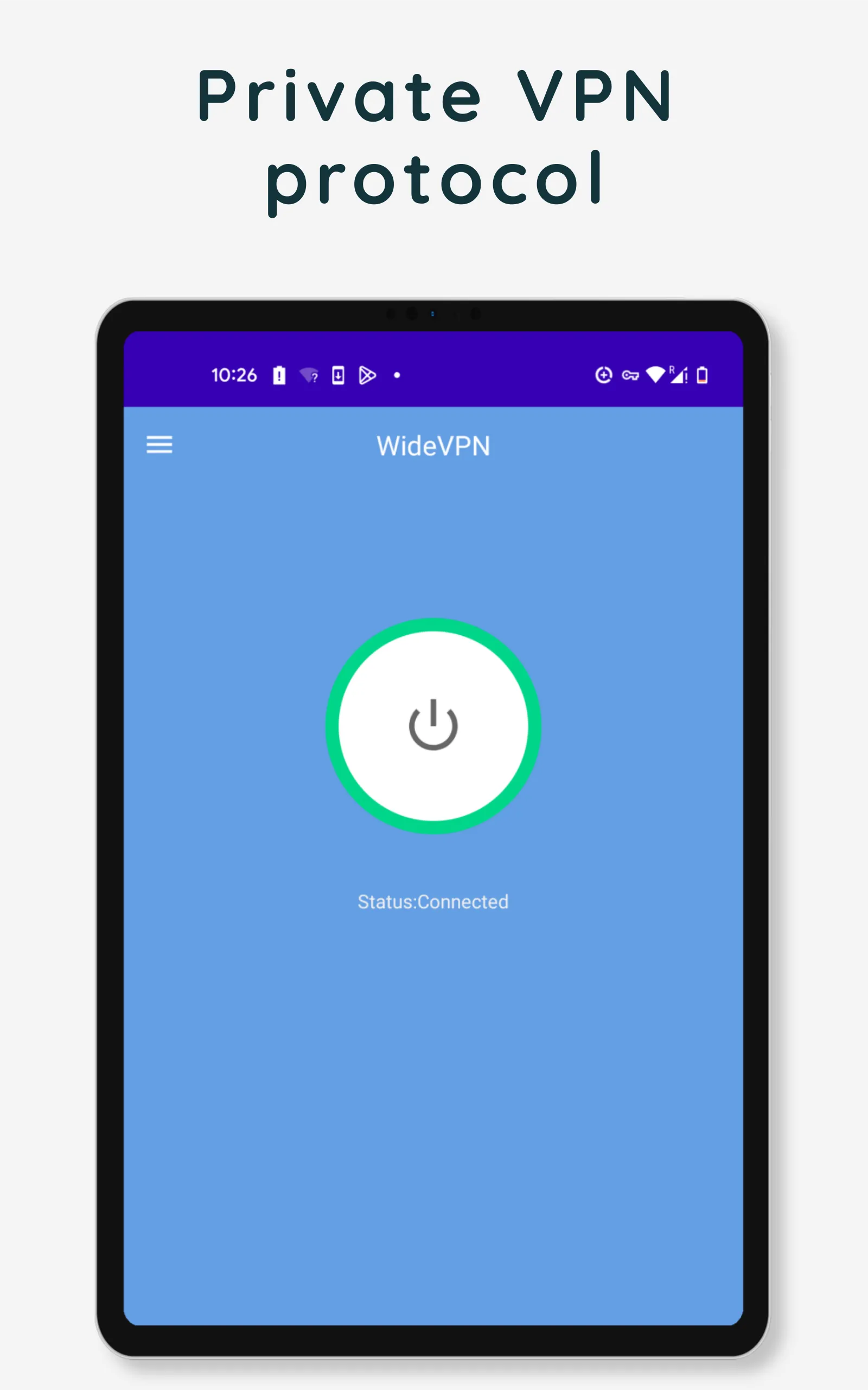 WideVPN -  Private & Fast VPN | Indus Appstore | Screenshot