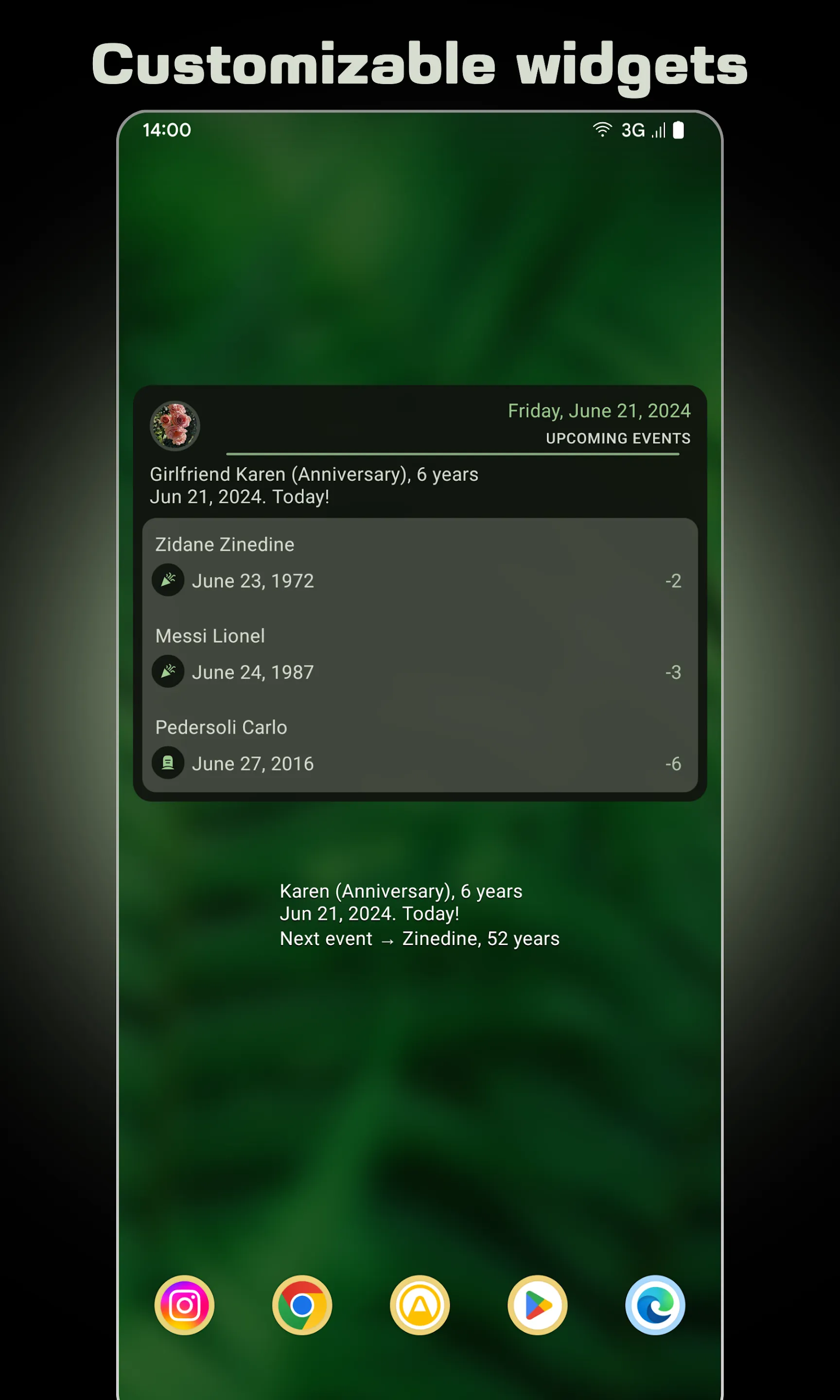 Birday - Birthday Manager | Indus Appstore | Screenshot
