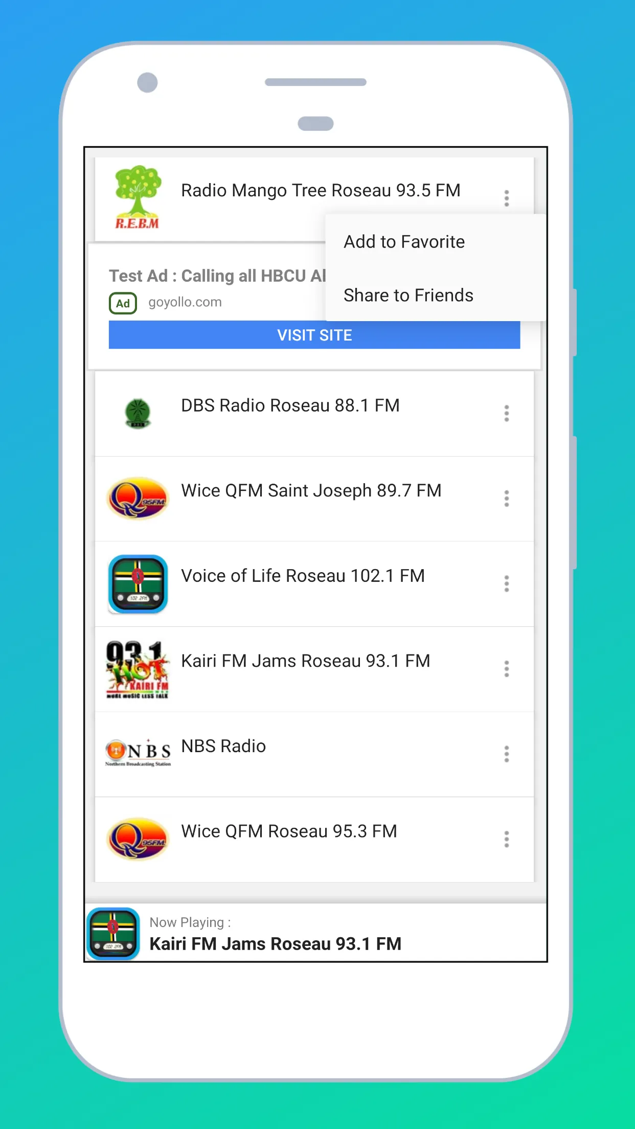 Radio Dominica + Radio Online | Indus Appstore | Screenshot