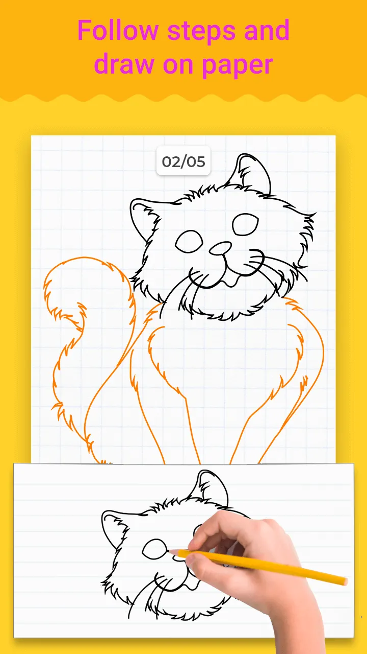 Learn to Draw Animals - Step b | Indus Appstore | Screenshot