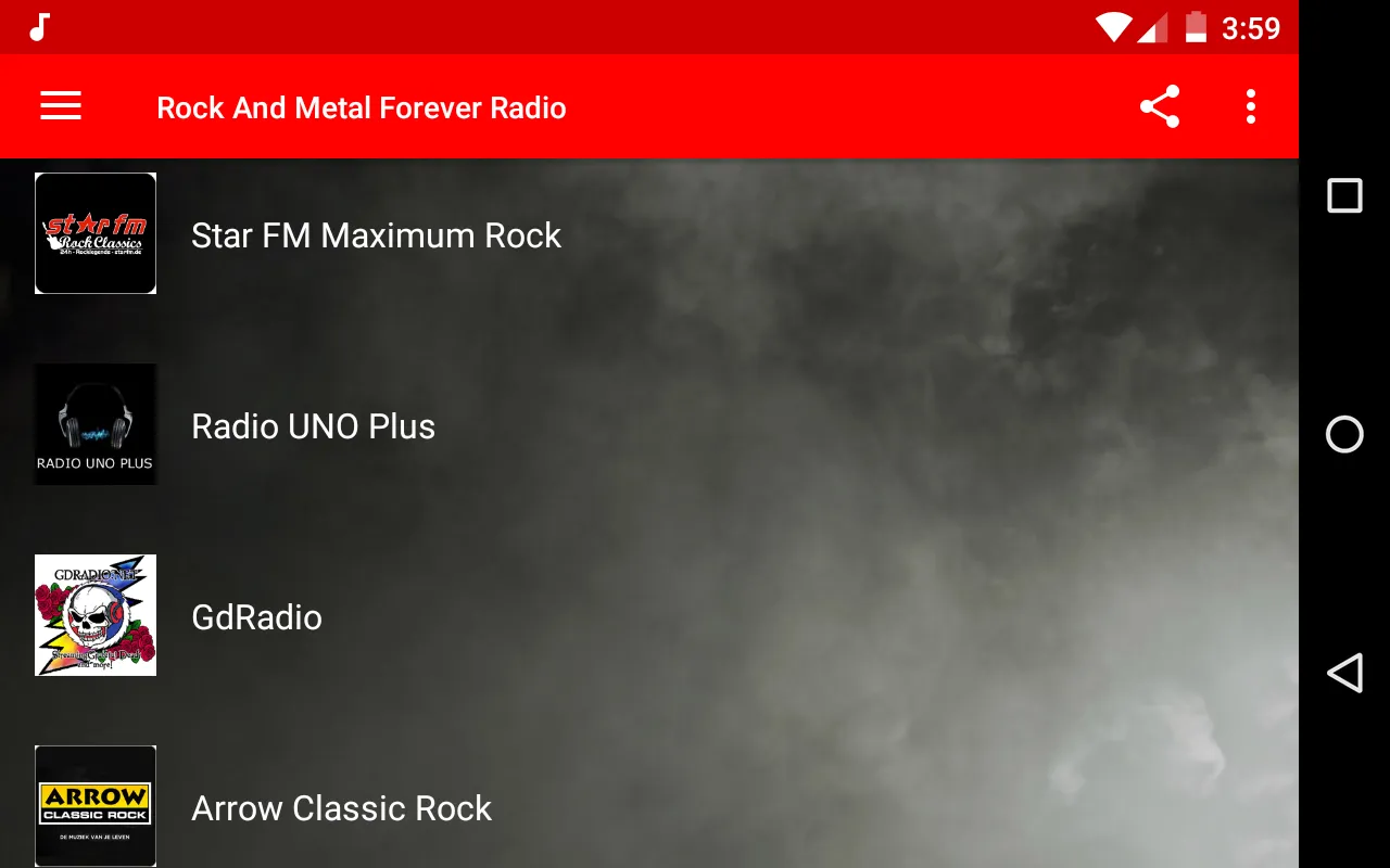 Rock And Metal Radio - Metal,  | Indus Appstore | Screenshot